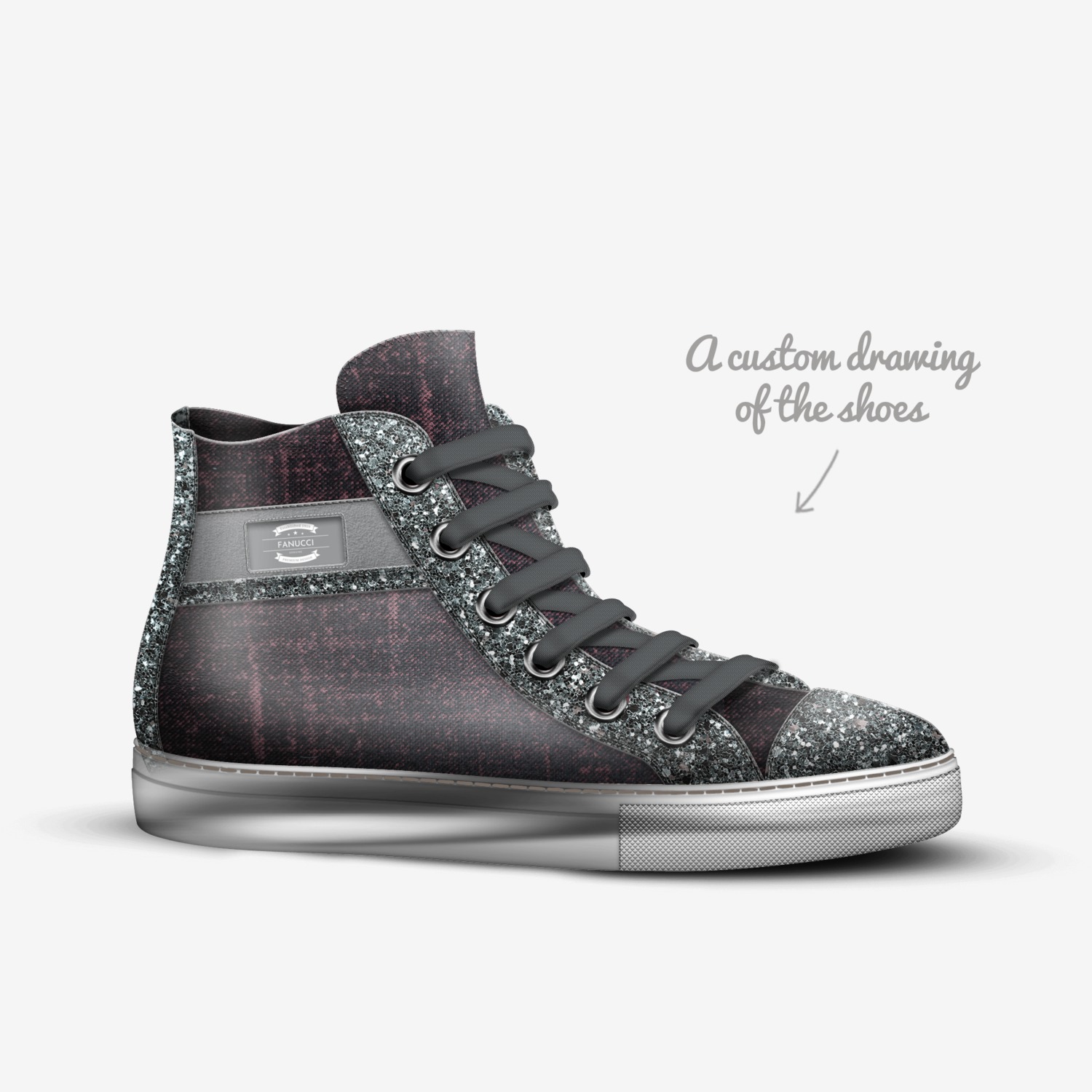 fanucci custom made in Italy shoes by Juelz Fanucci | Sketch view
