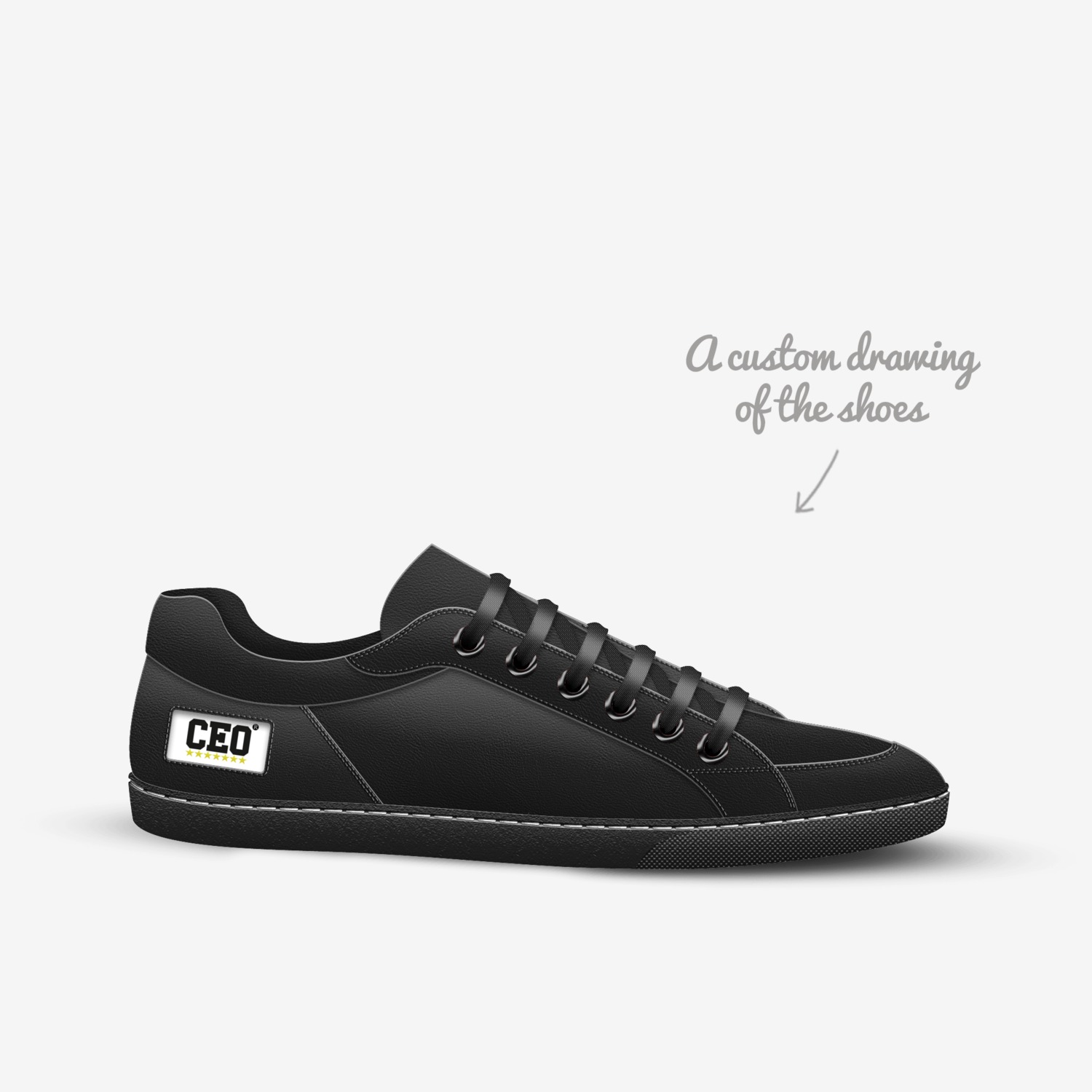 CEO FOOTWEAR custom made in Italy shoes by Ceo Clothing | Sketch view