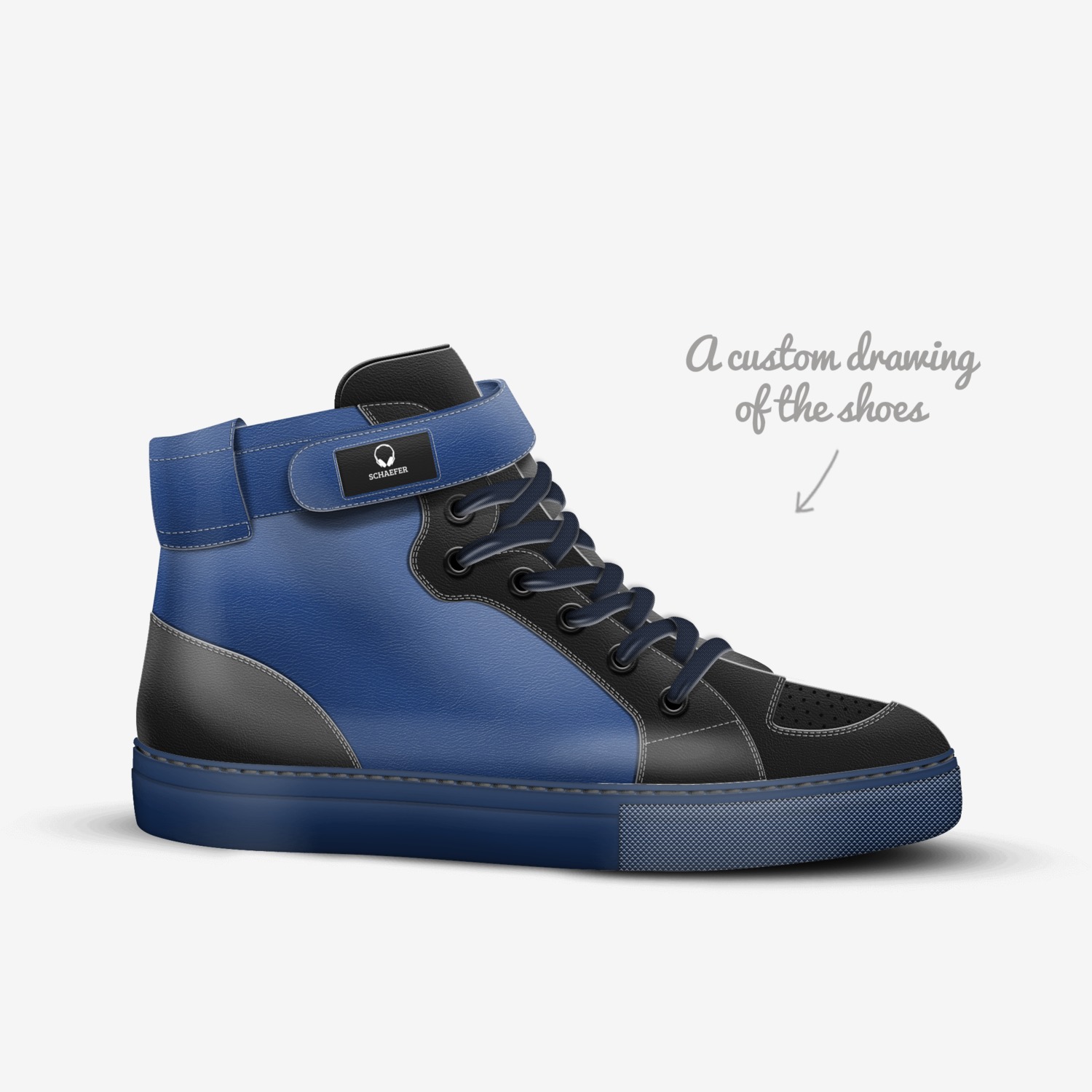 Schaefer custom made in Italy shoes by Tyler | Sketch view