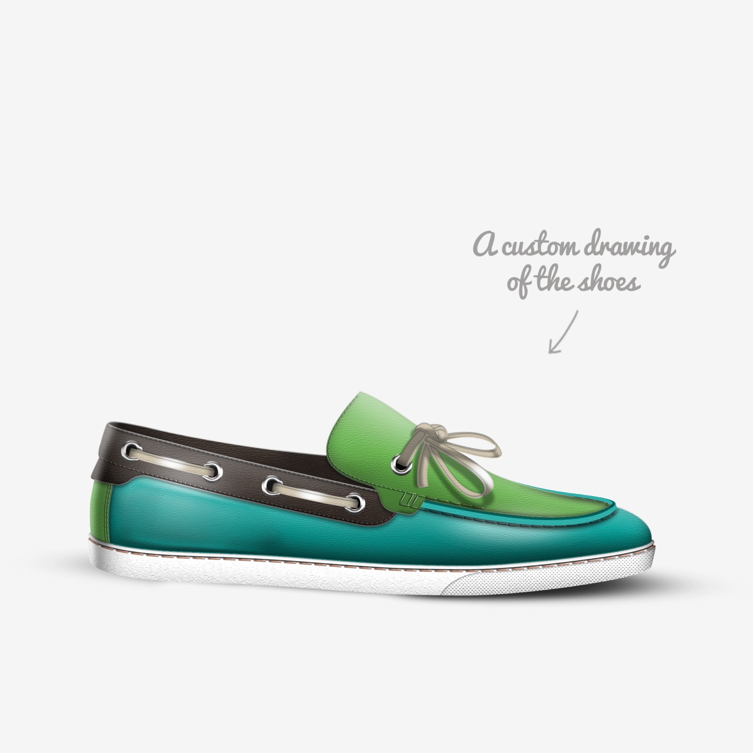 Zulu custom made in Italy shoes by Immanuel Mckoy | Sketch view