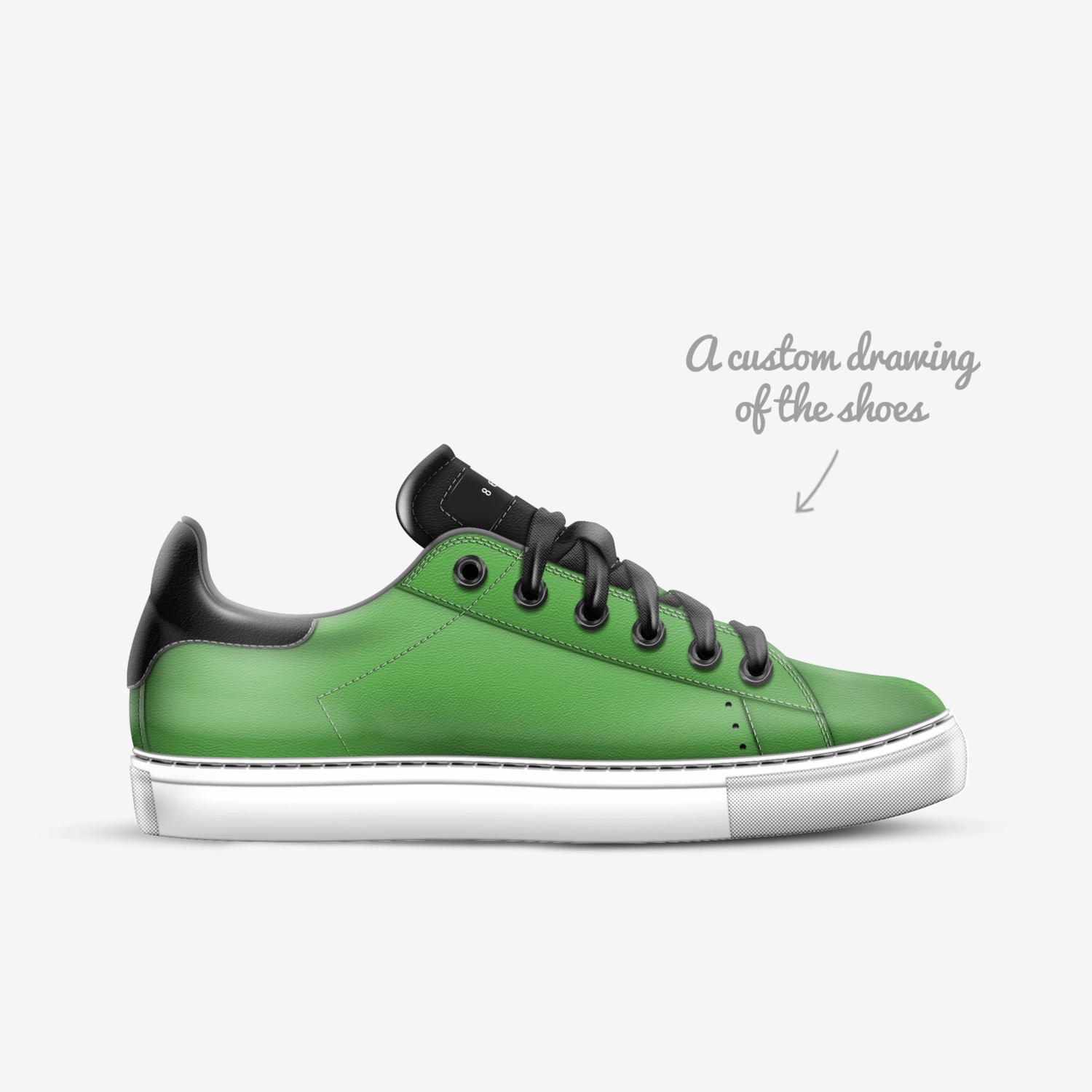 ESO custom made in Italy shoes by Max | Sketch view