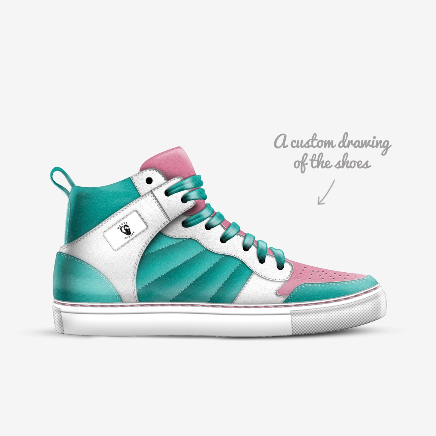 DIE custom made in Italy shoes by Brett Curtis | Sketch view
