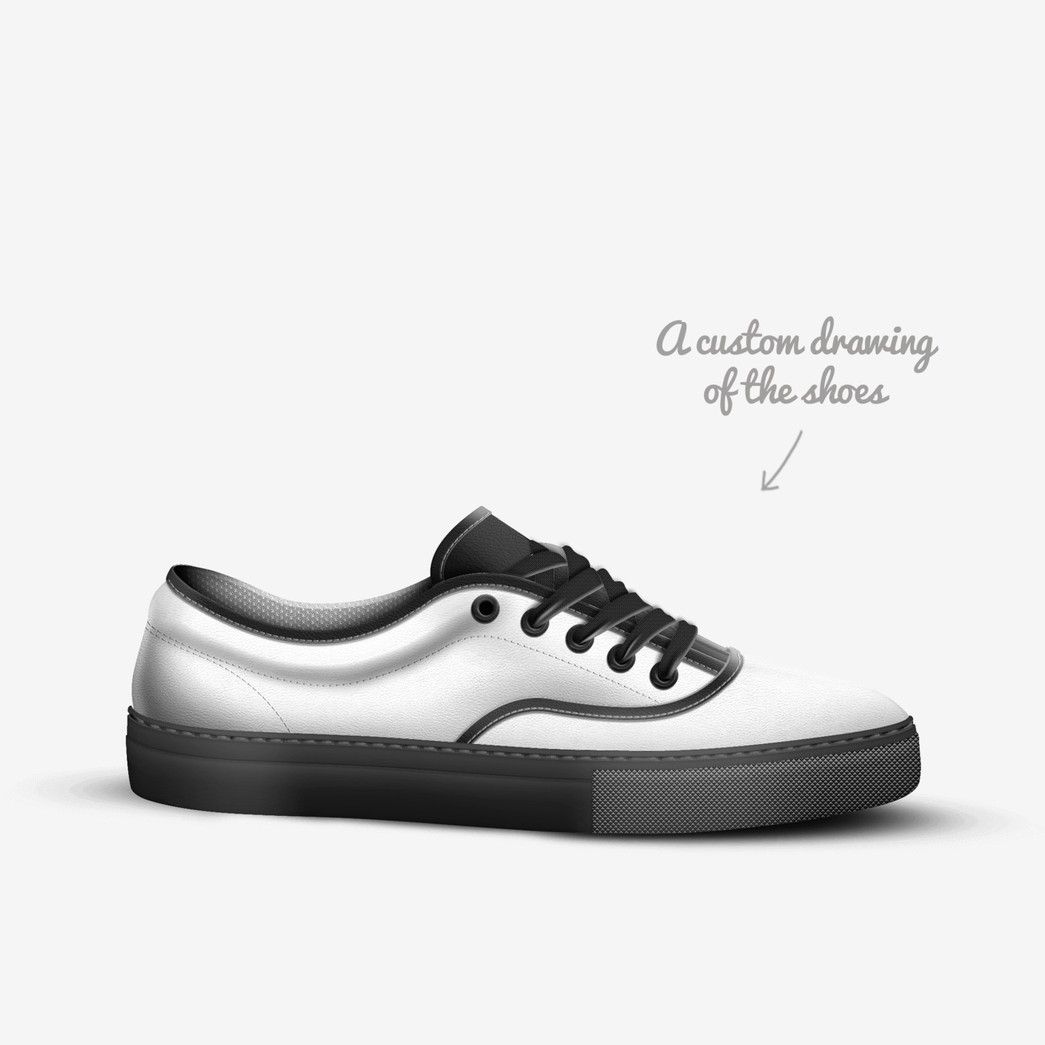MCR Black Parade custom made in Italy shoes by Amy Hanson | Sketch view