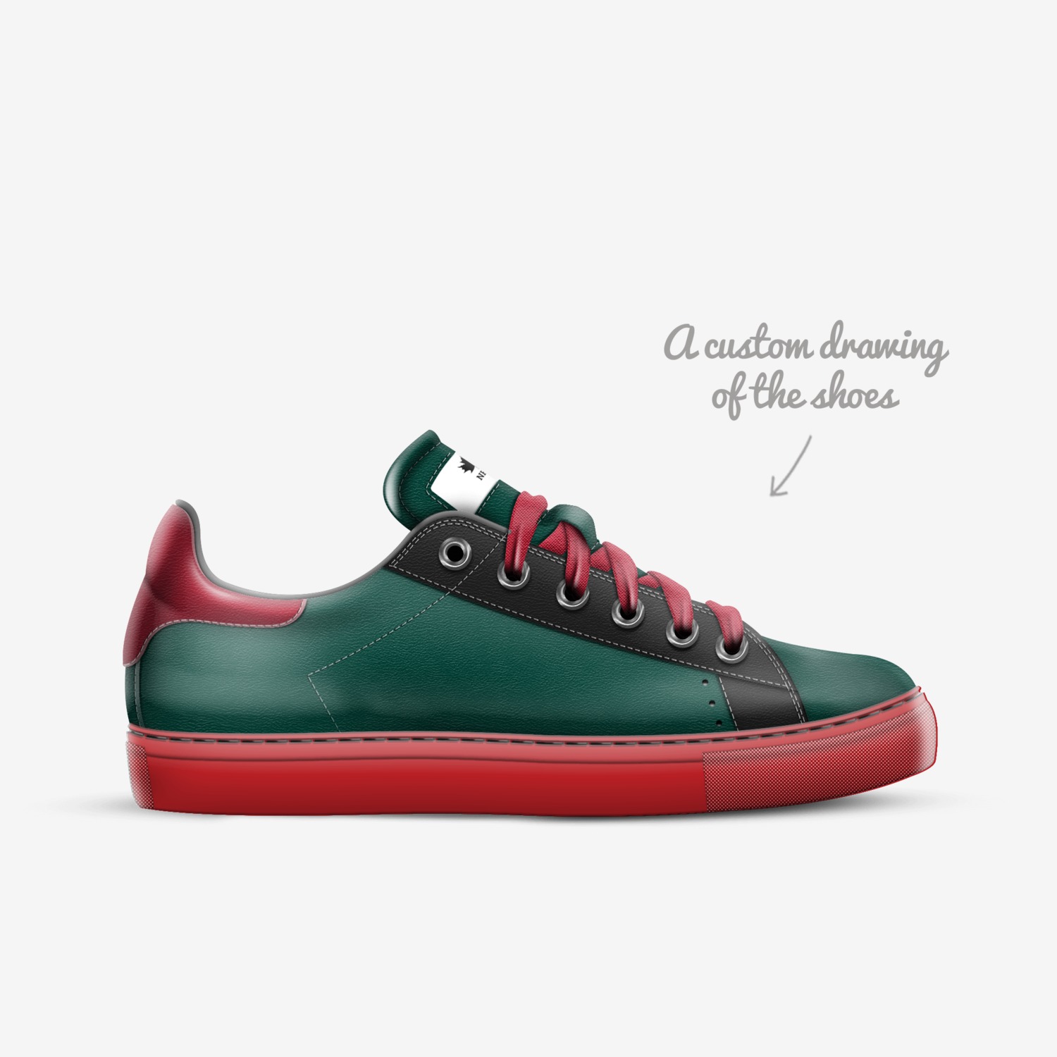 Drew custom made in Italy shoes by Andrew | Sketch view