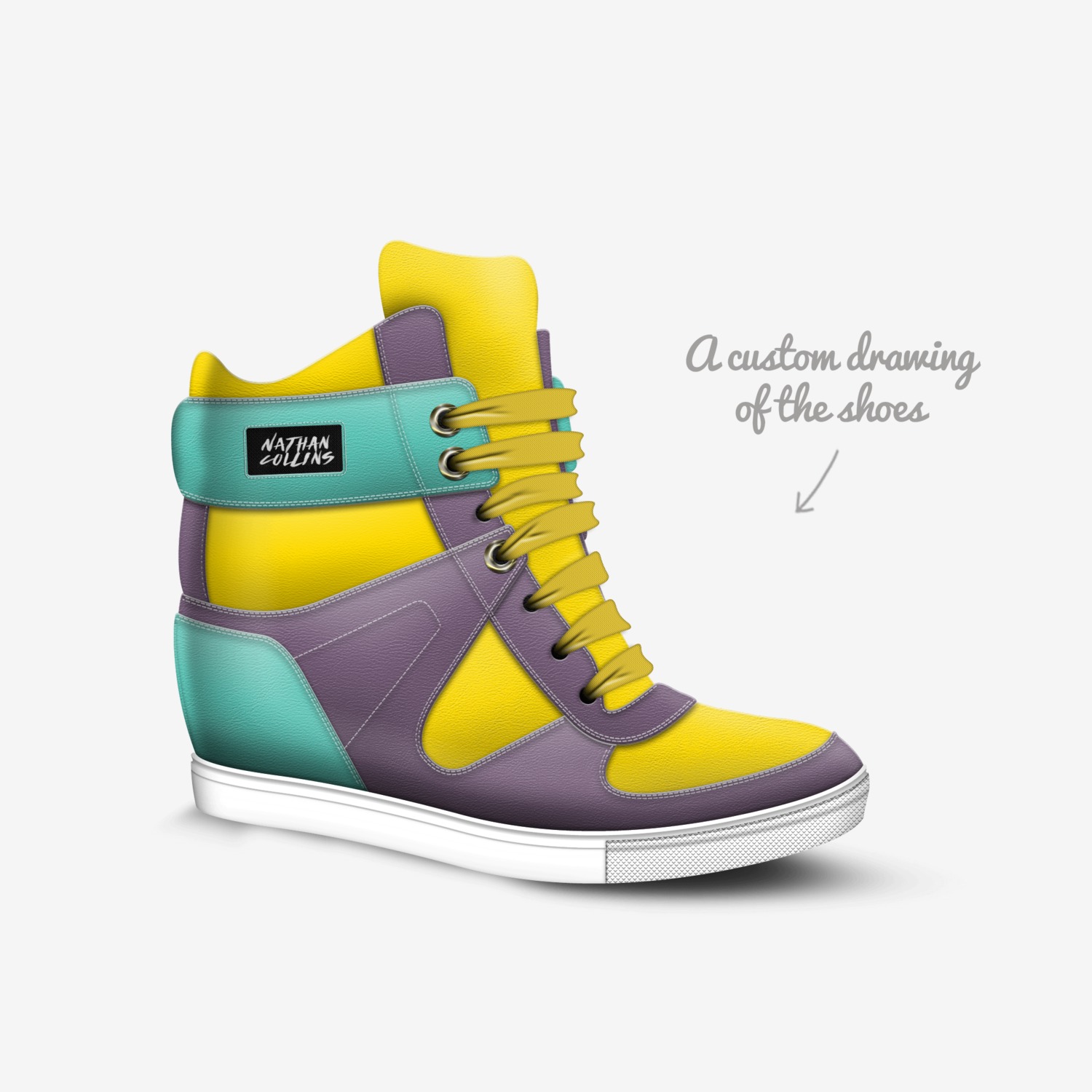 NTC LIFE STYLES custom made in Italy shoes by Nathan Collins | Sketch view