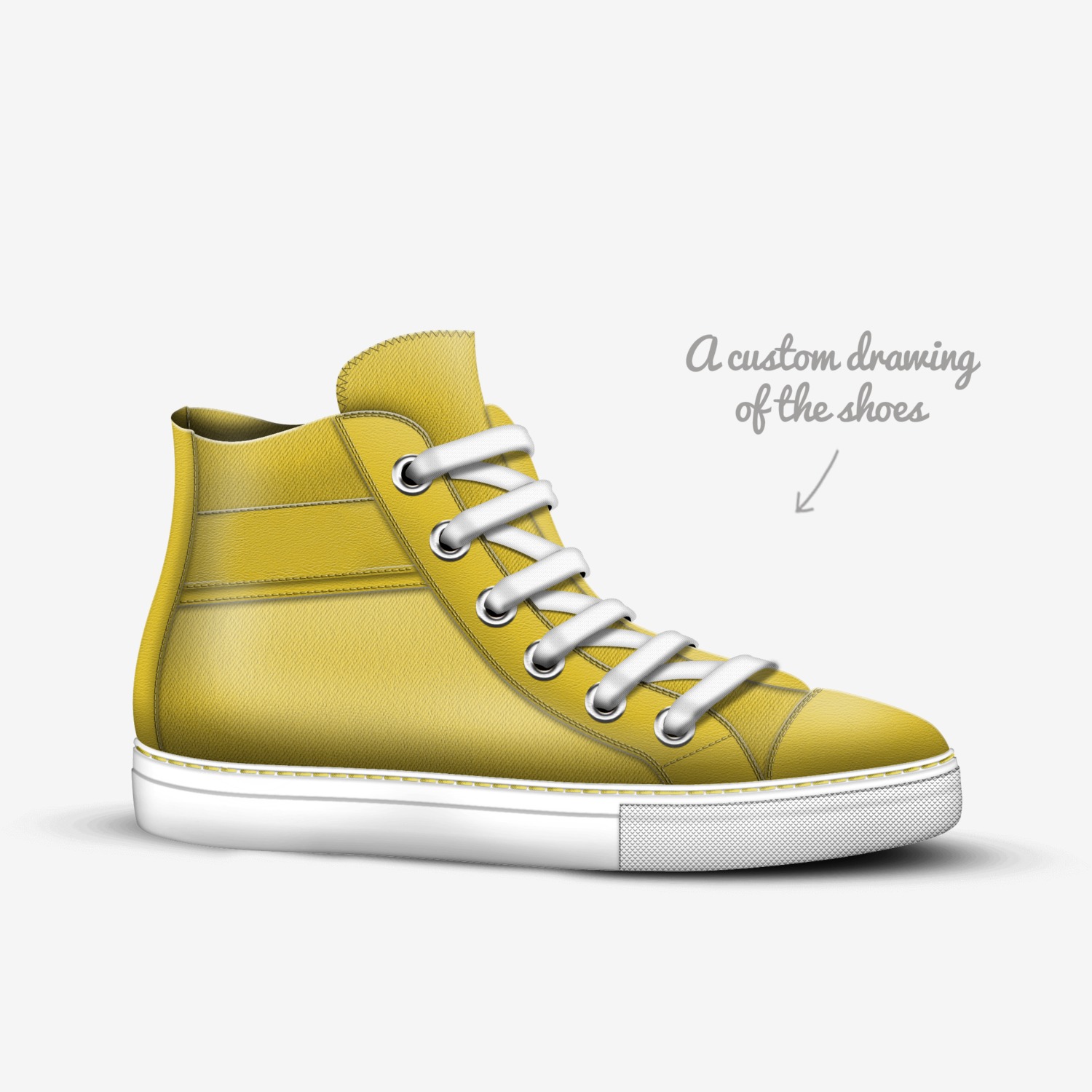 Guinea pig custom made in Italy shoes by Iasmim De Sousa Vieira | Sketch view