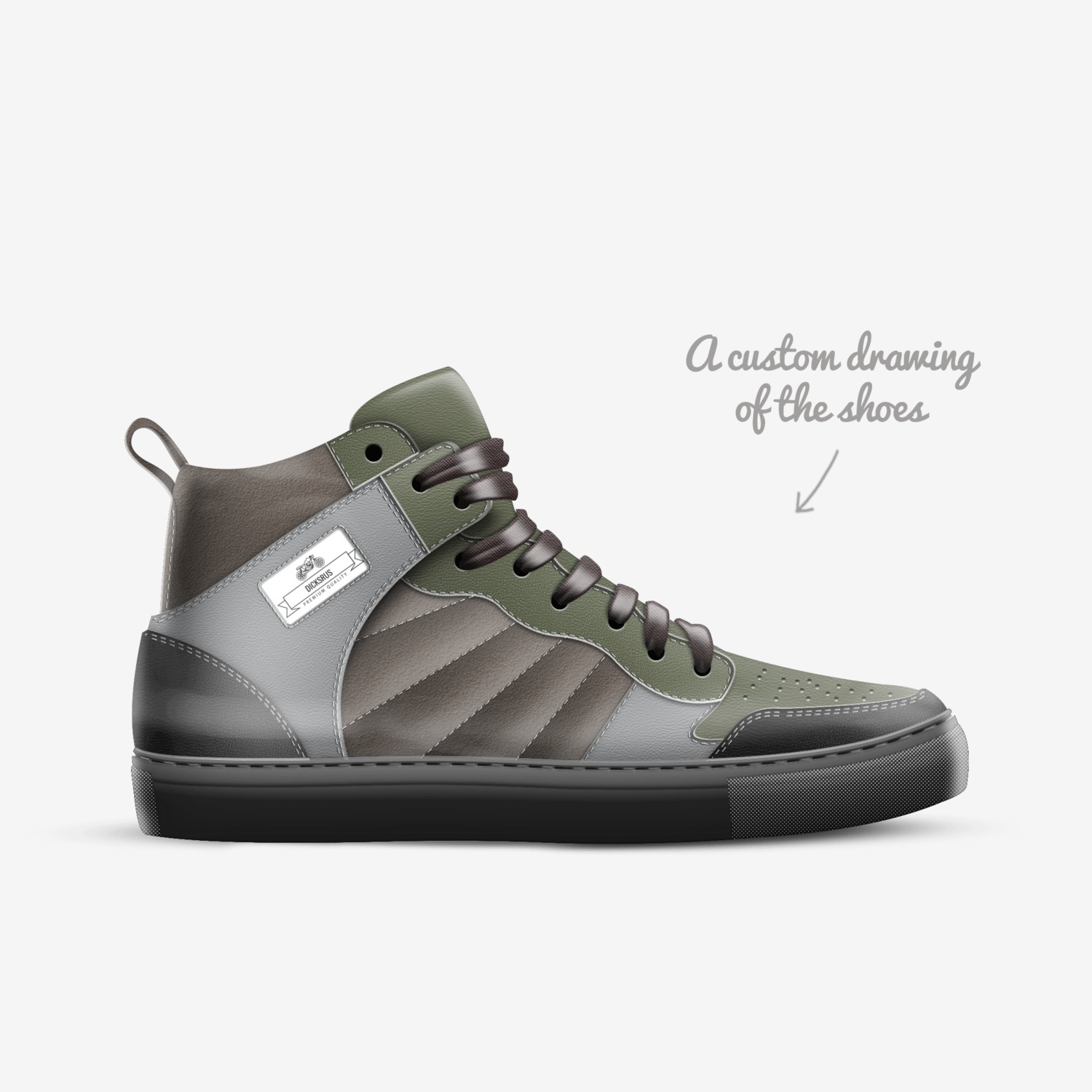 0 custom made in Italy shoes by Tyler Perry | Sketch view