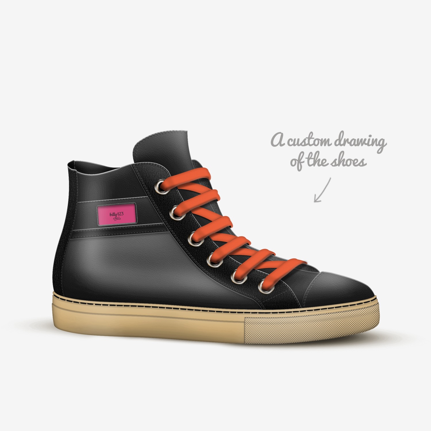 billy123 custom made in Italy shoes by Twon Lord | Sketch view