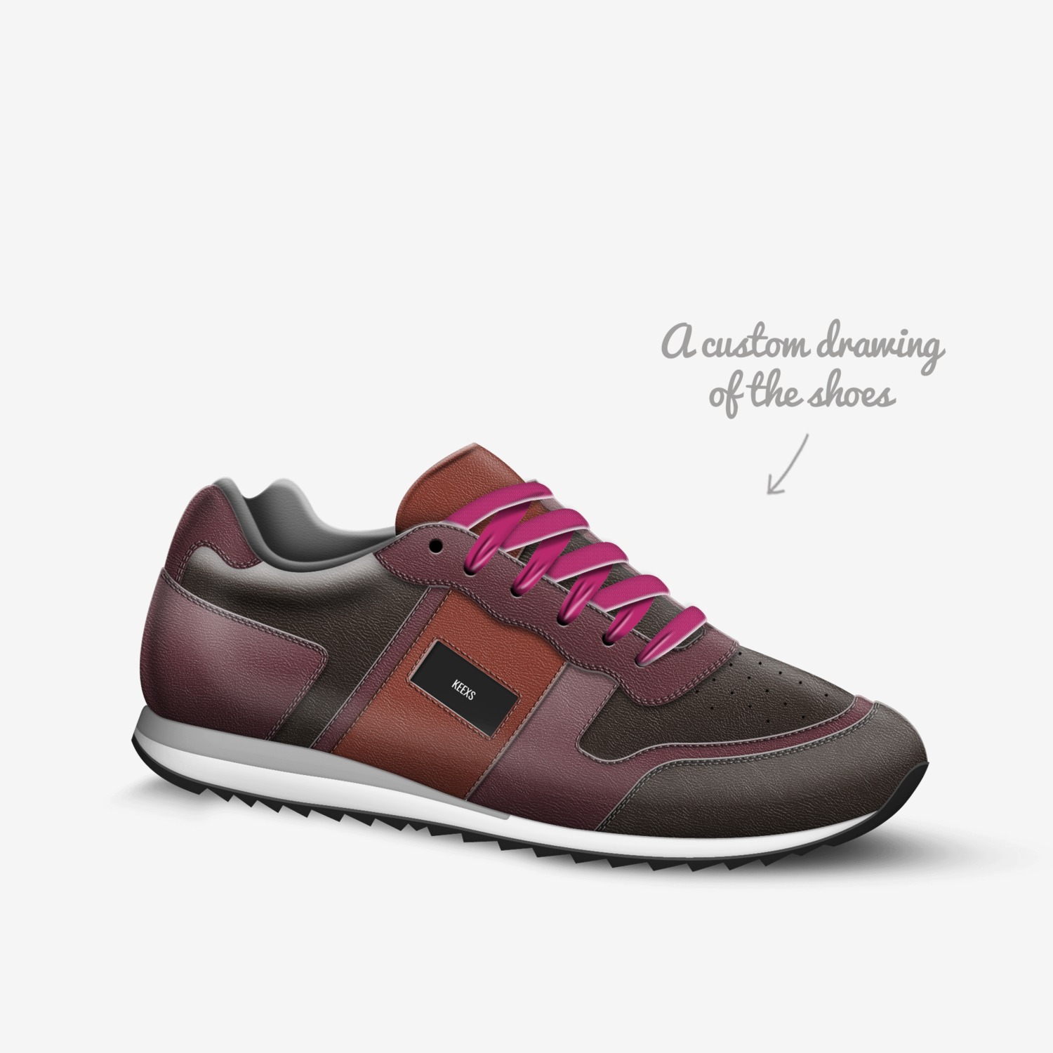 joenkrumah custom made in Italy shoes by Joe Nkrumah | Sketch view