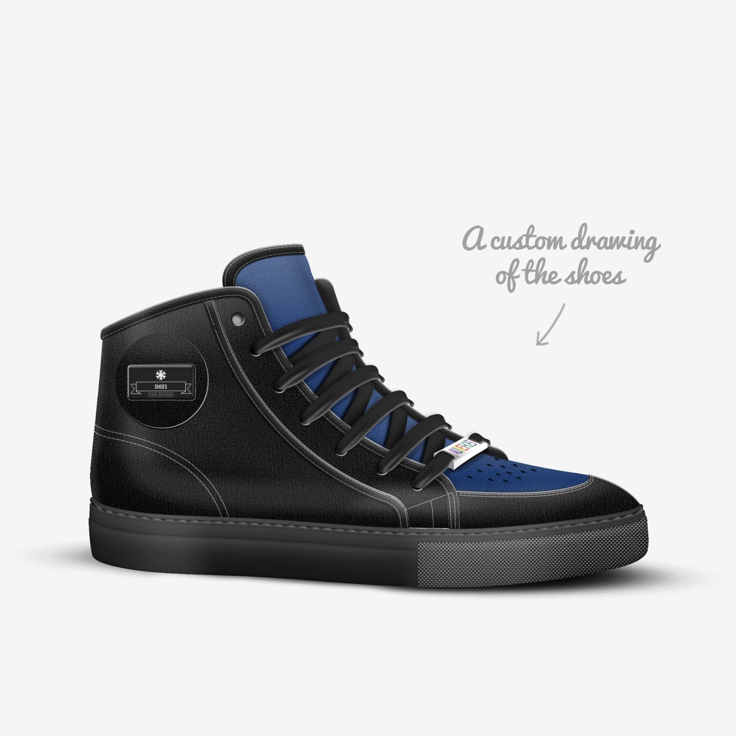 Shoes custom made in Italy shoes by Ronnie | Sketch view