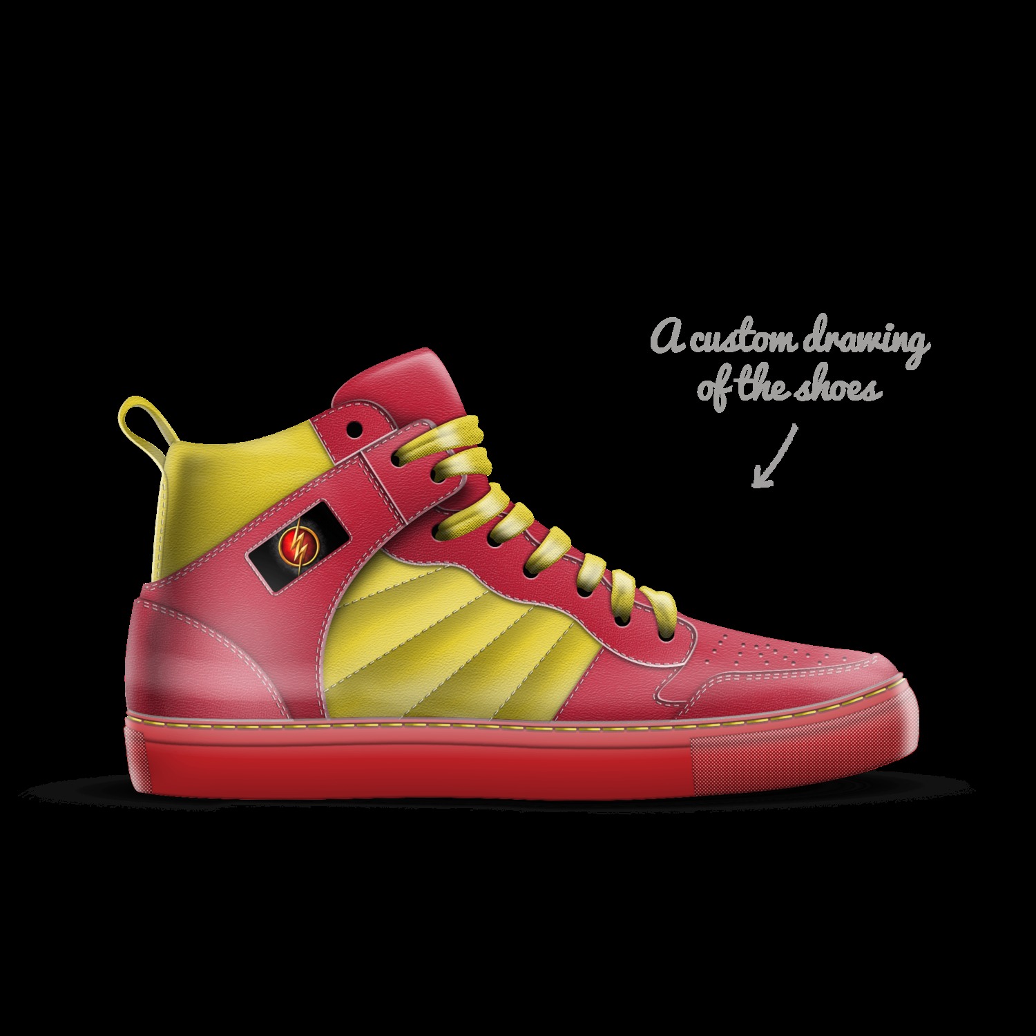 Custom flash shoes sales
