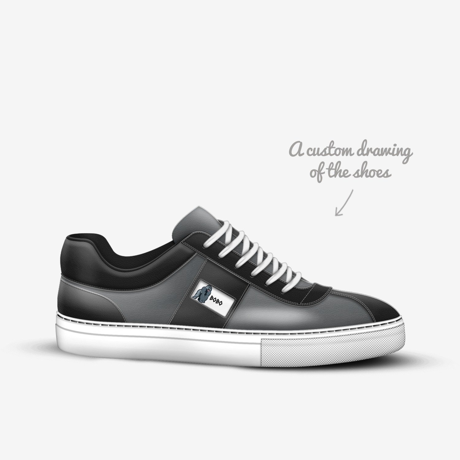 bobo custom made in Italy shoes by Bvjfvbijvbjsdfb | Sketch view