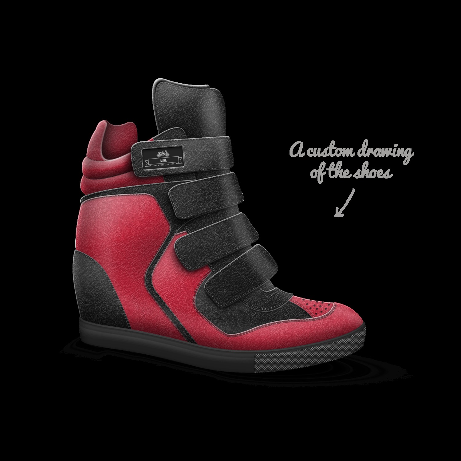 Mina shop wedge boot