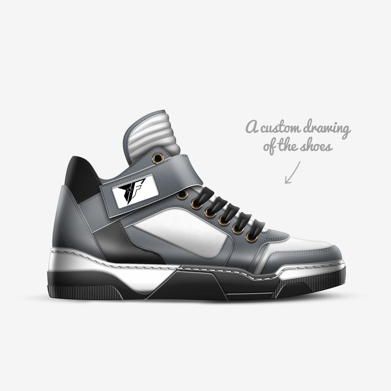 Tailor Fit custom made in Italy shoes by Talor Fiit | Sketch view