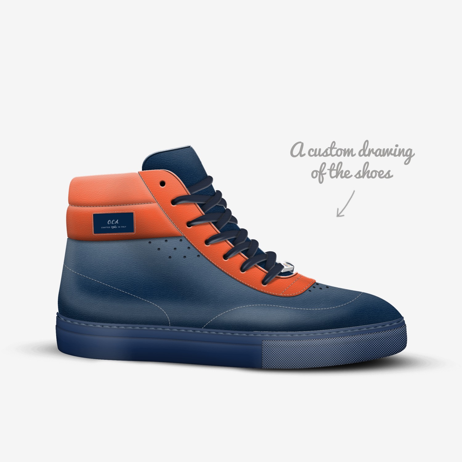 Vini Vidi Vici 28s custom made in Italy shoes by Joseph Smith | Sketch view