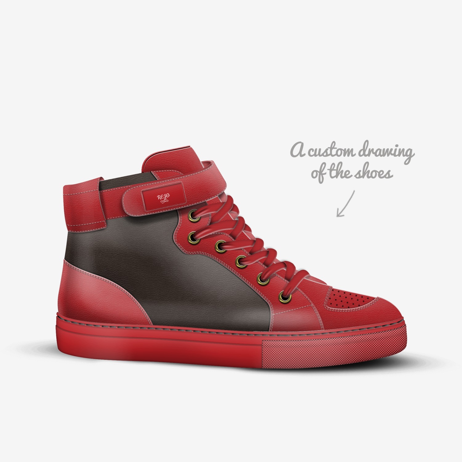 REJO custom made in Italy shoes by Rejo Jose | Sketch view