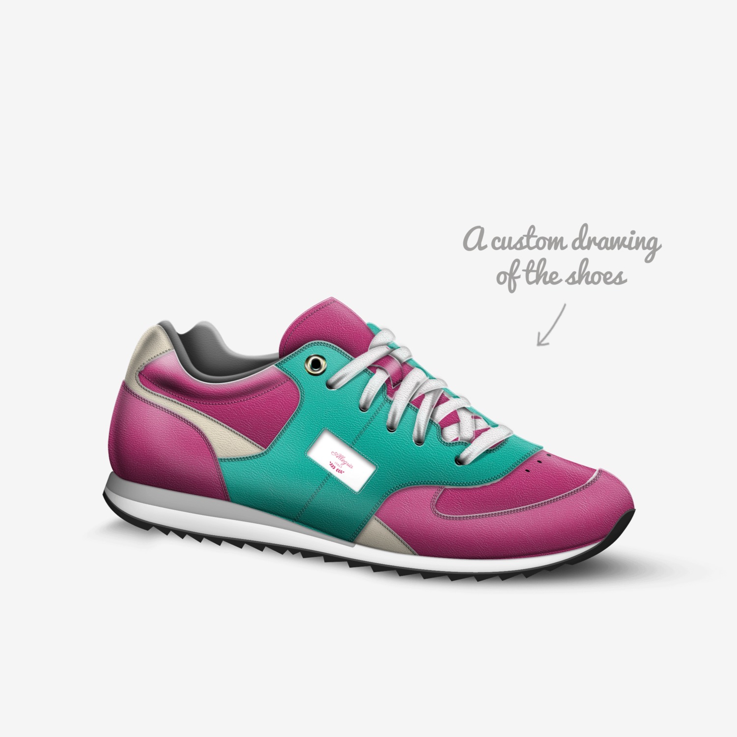 Allegria custom made in Italy shoes by Bls Footwear | Sketch view
