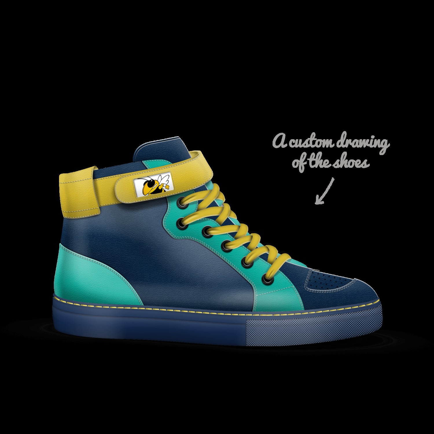 Custom cheap shoe drawing