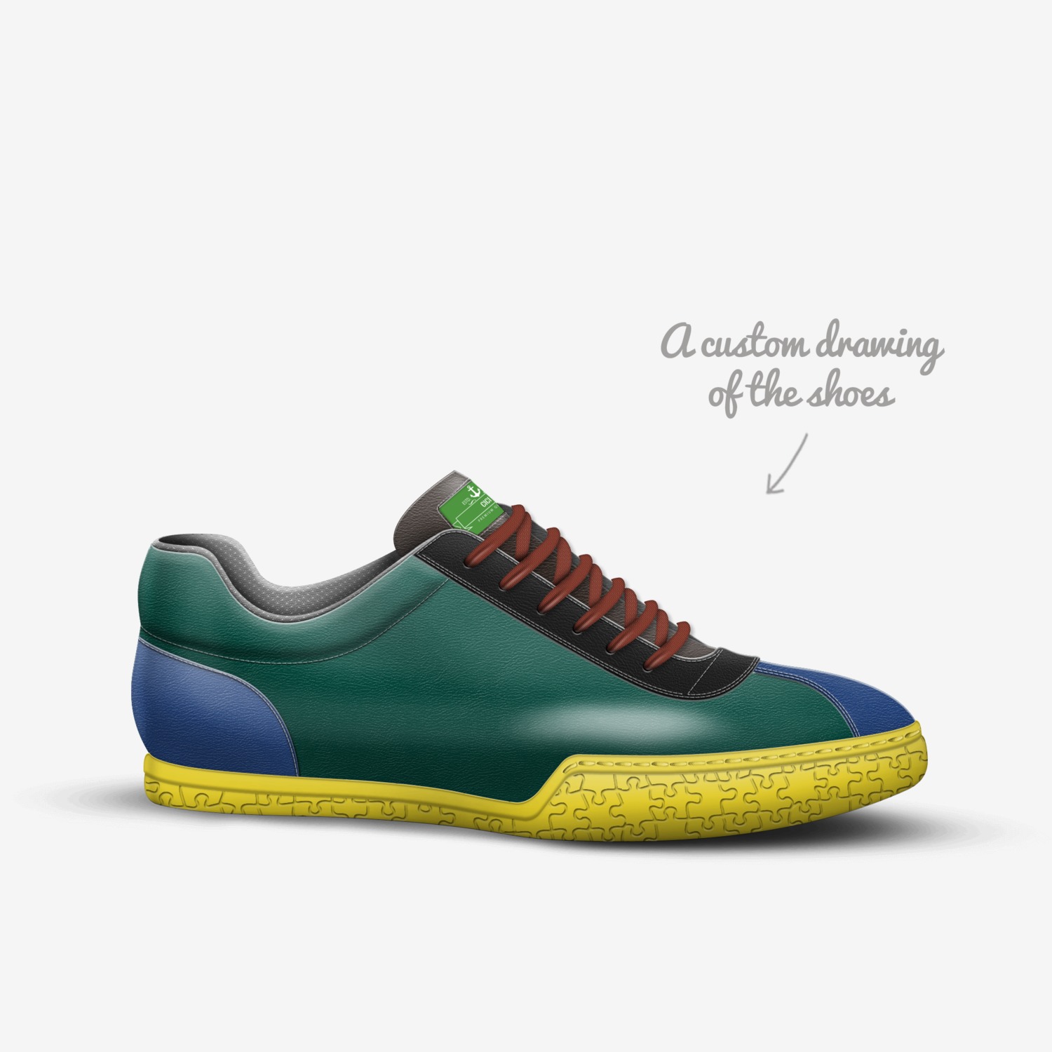 cici custom made in Italy shoes by Yiğit Kasap | Sketch view