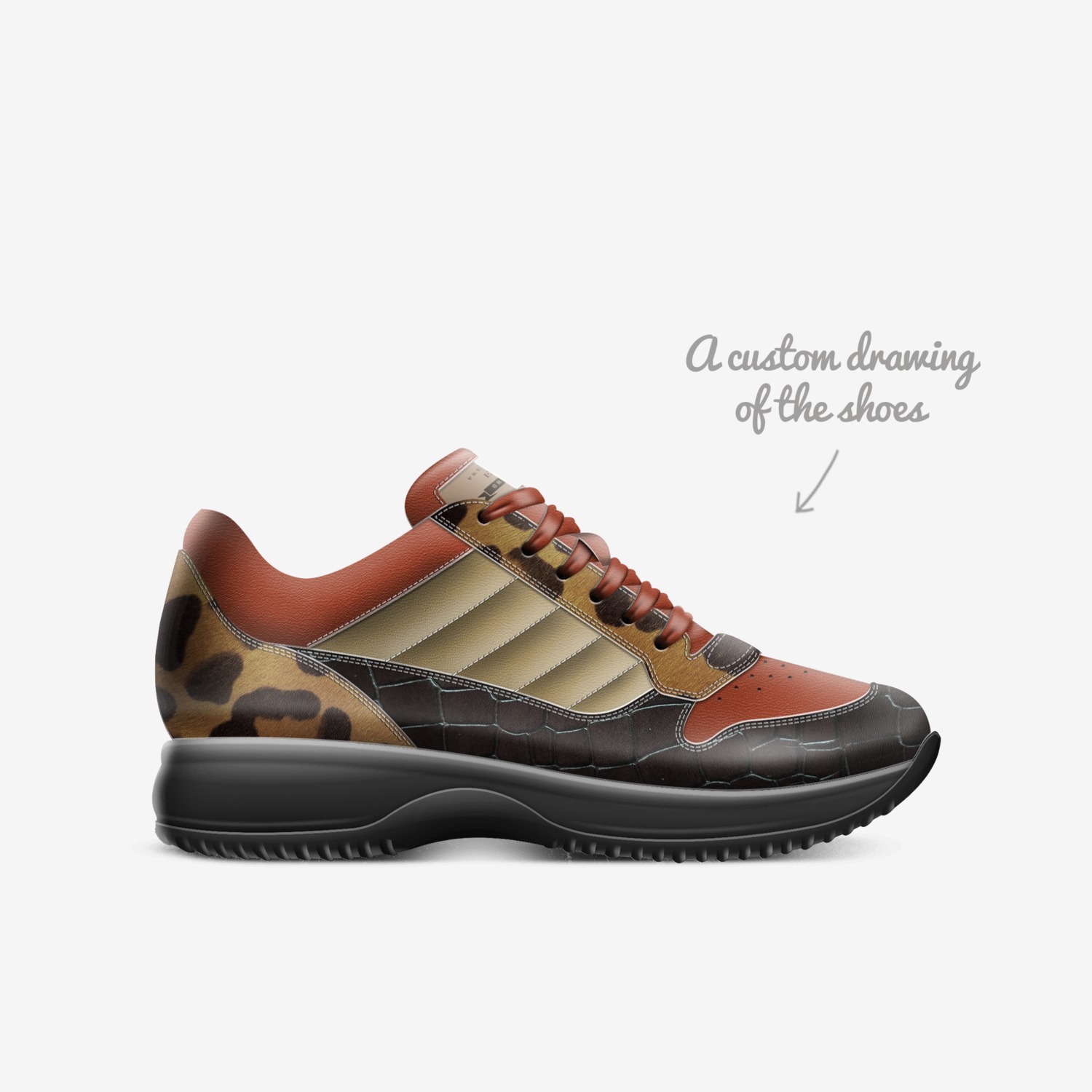 Ed Robins custom made in Italy shoes by Ed Robins | Sketch view