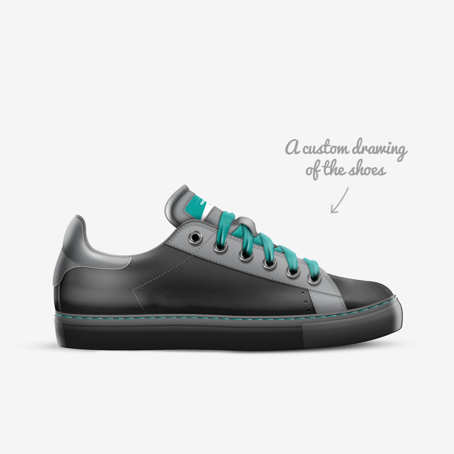 DGBG custom made in Italy shoes by Andre A Rangel Jr | Sketch view