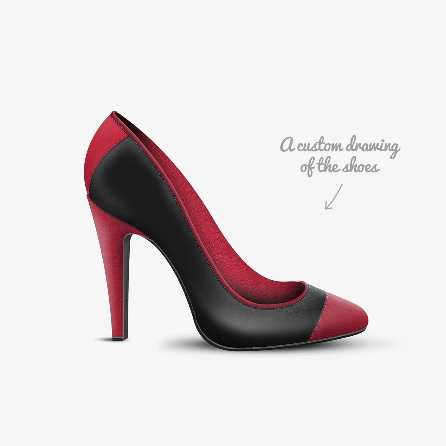 Negus custom made in Italy shoes by Negus Mills | Sketch view