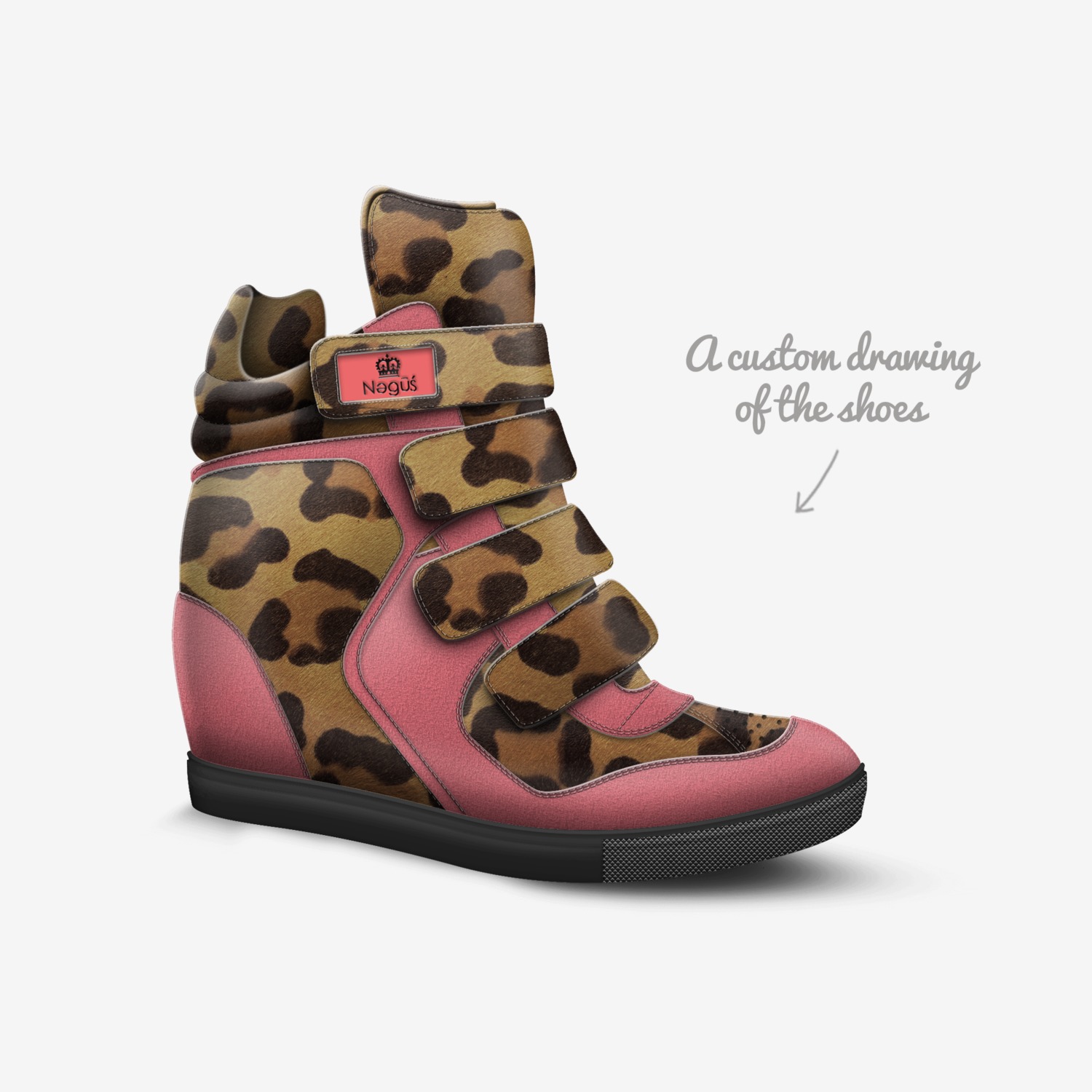 Negus custom made in Italy shoes by Negus Mills | Sketch view