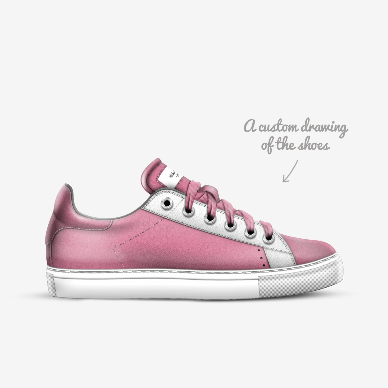Mila’Don custom made in Italy shoes by Dion Melton | Sketch view