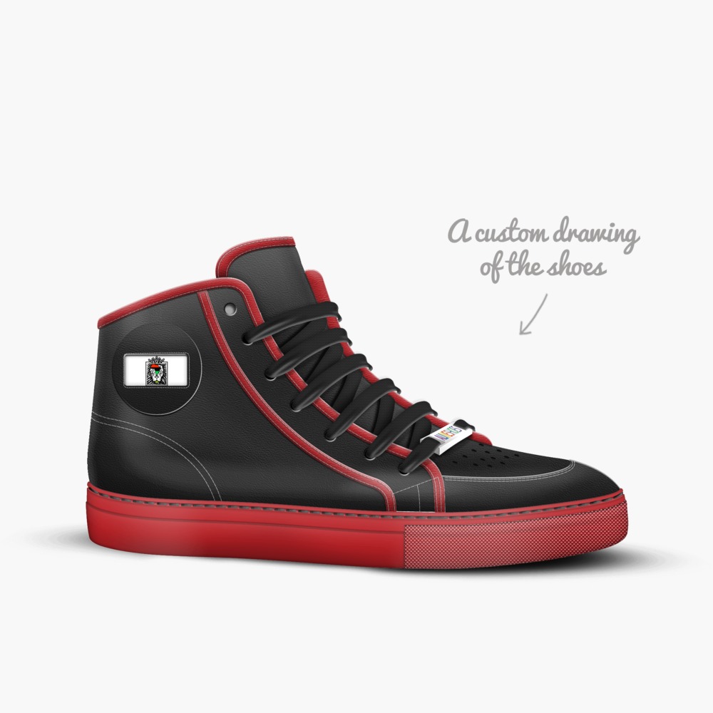 ADub Red/black artisan made in Italy shoes by Adrian Willis