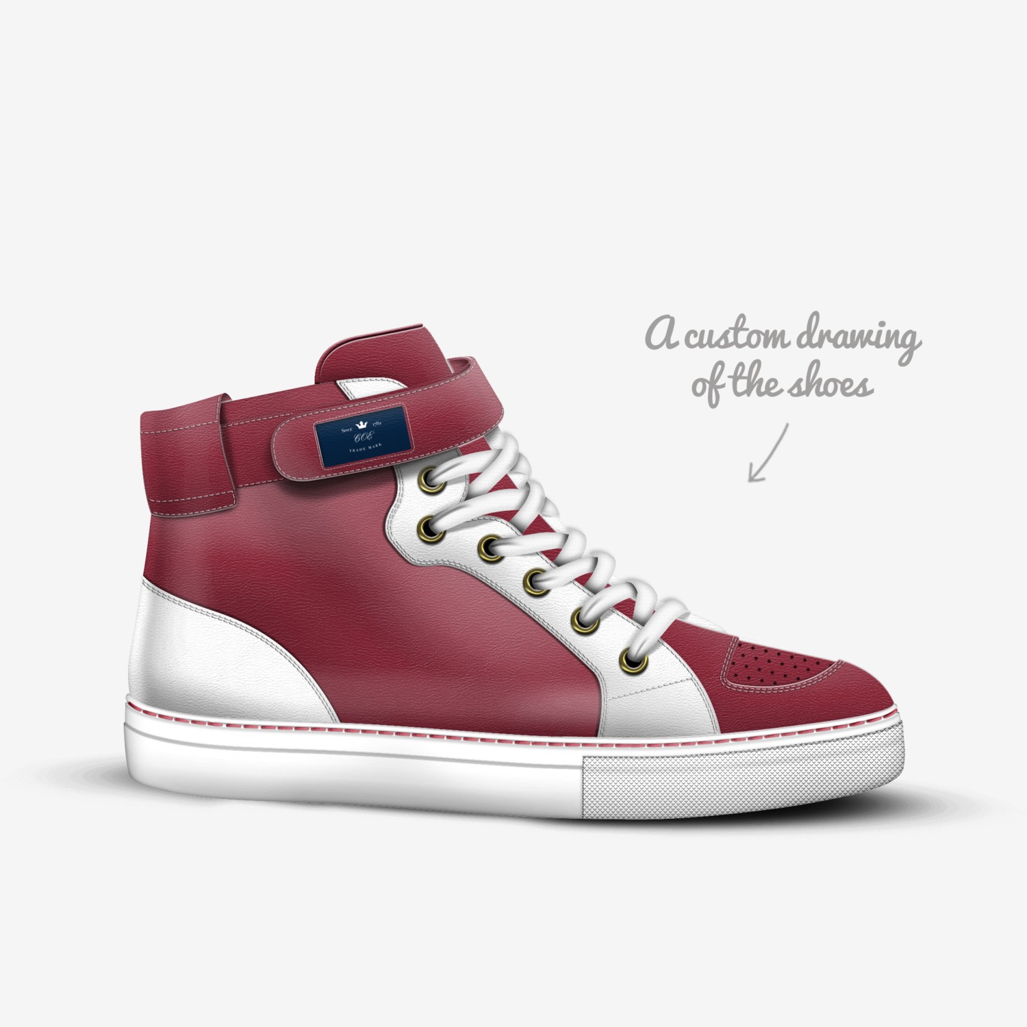 COE custom made in Italy shoes by Cannon | Sketch view