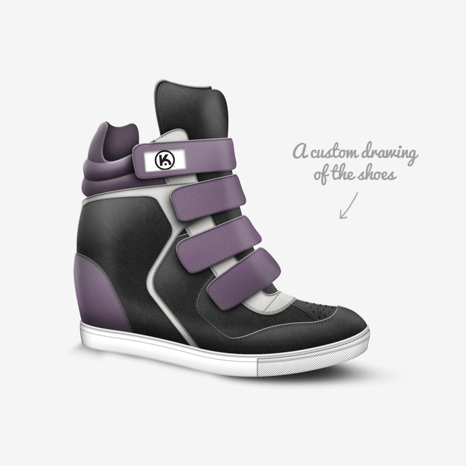 KBCC MIXTAPE MINX custom made in Italy shoes by Ken Lawrence | Sketch view