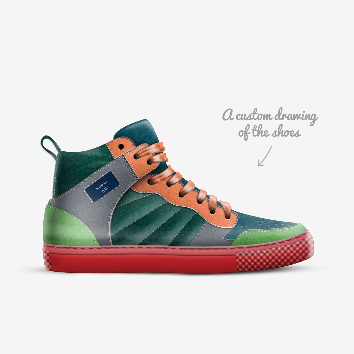  The edible shoes  custom made in Italy shoes by Deng | Sketch view