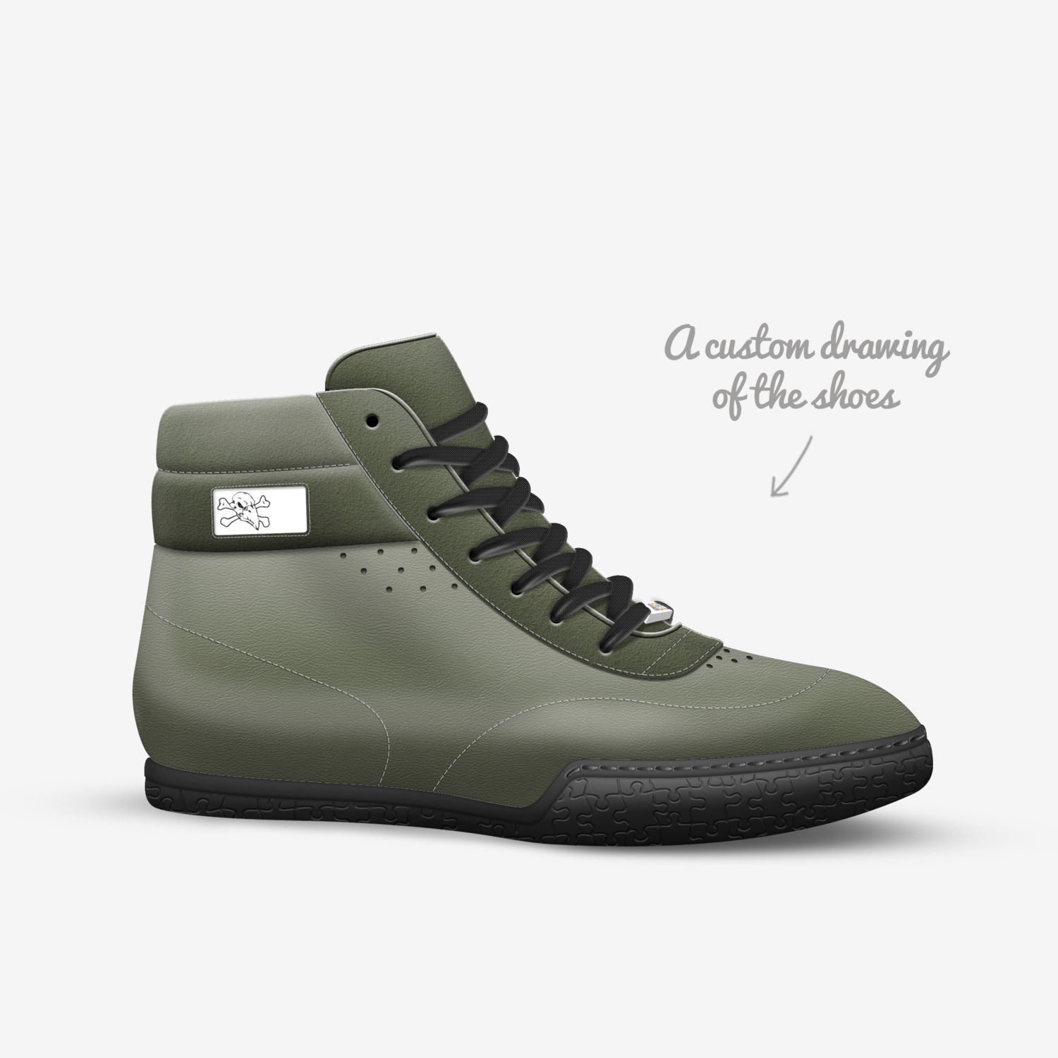 Urbanica custom made in Italy shoes by Aske Skovsgaard | Sketch view