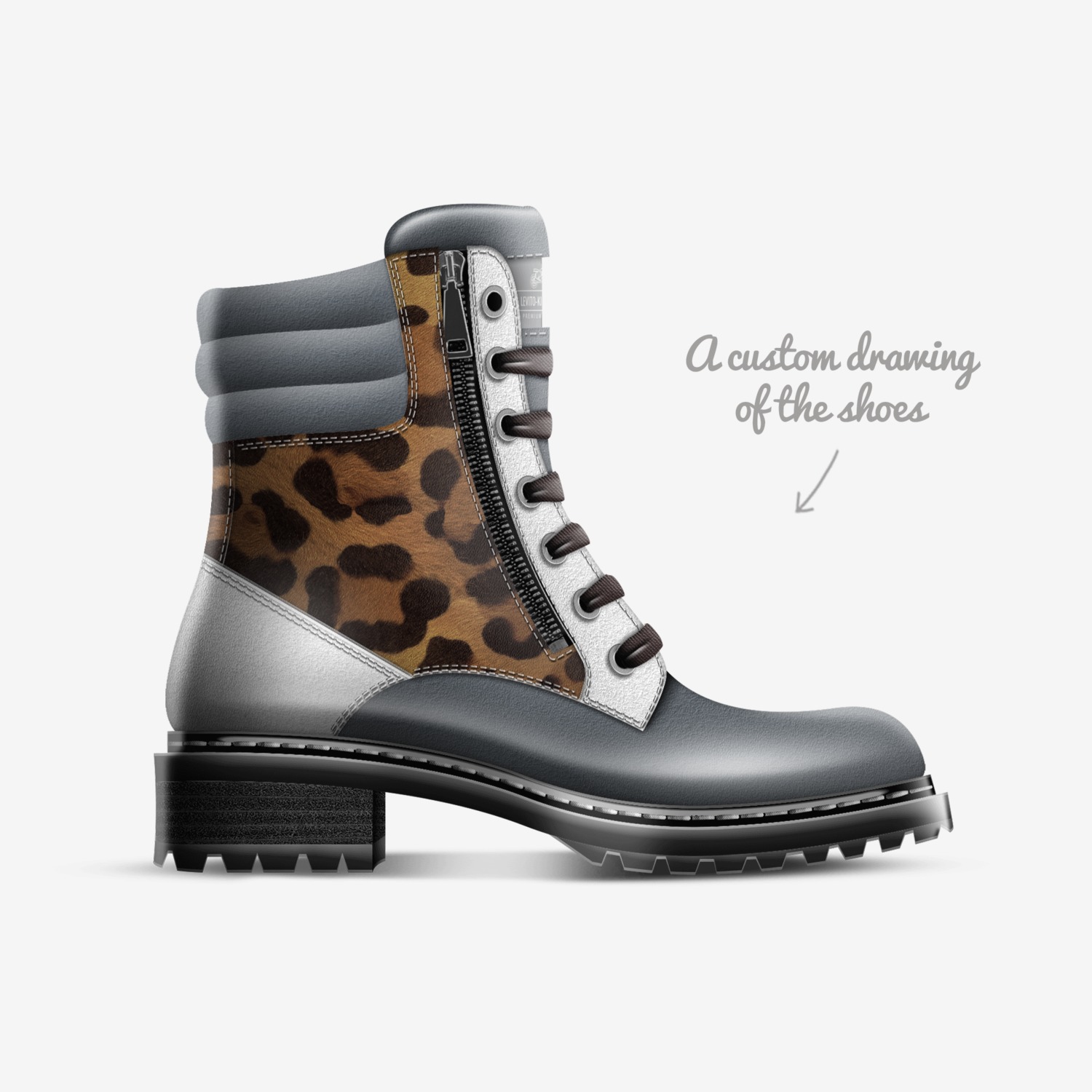 Levito-Kinka T Kix custom made in Italy shoes by Kinka T Kix | Sketch view