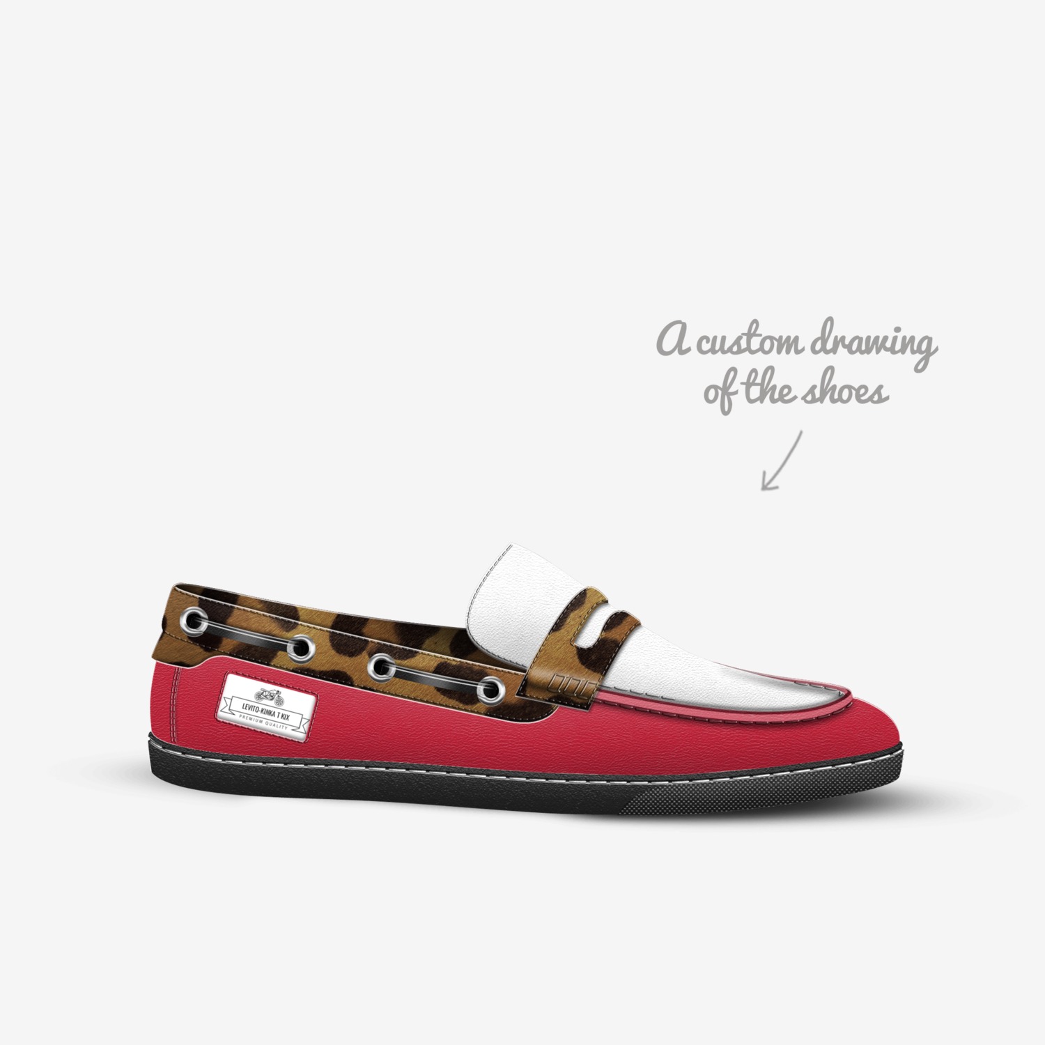 Levito-Kinka T Kix custom made in Italy shoes by Kinka T Kix | Sketch view