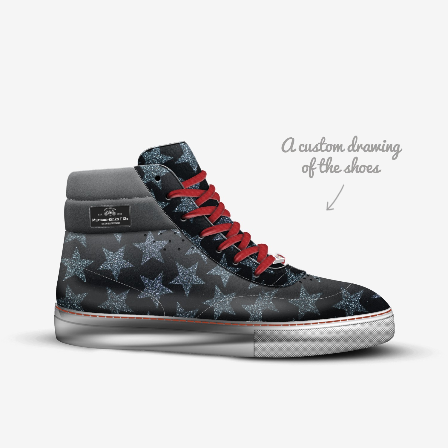 Myrman-Kinka T Kix custom made in Italy shoes by Kinka T Kix | Sketch view