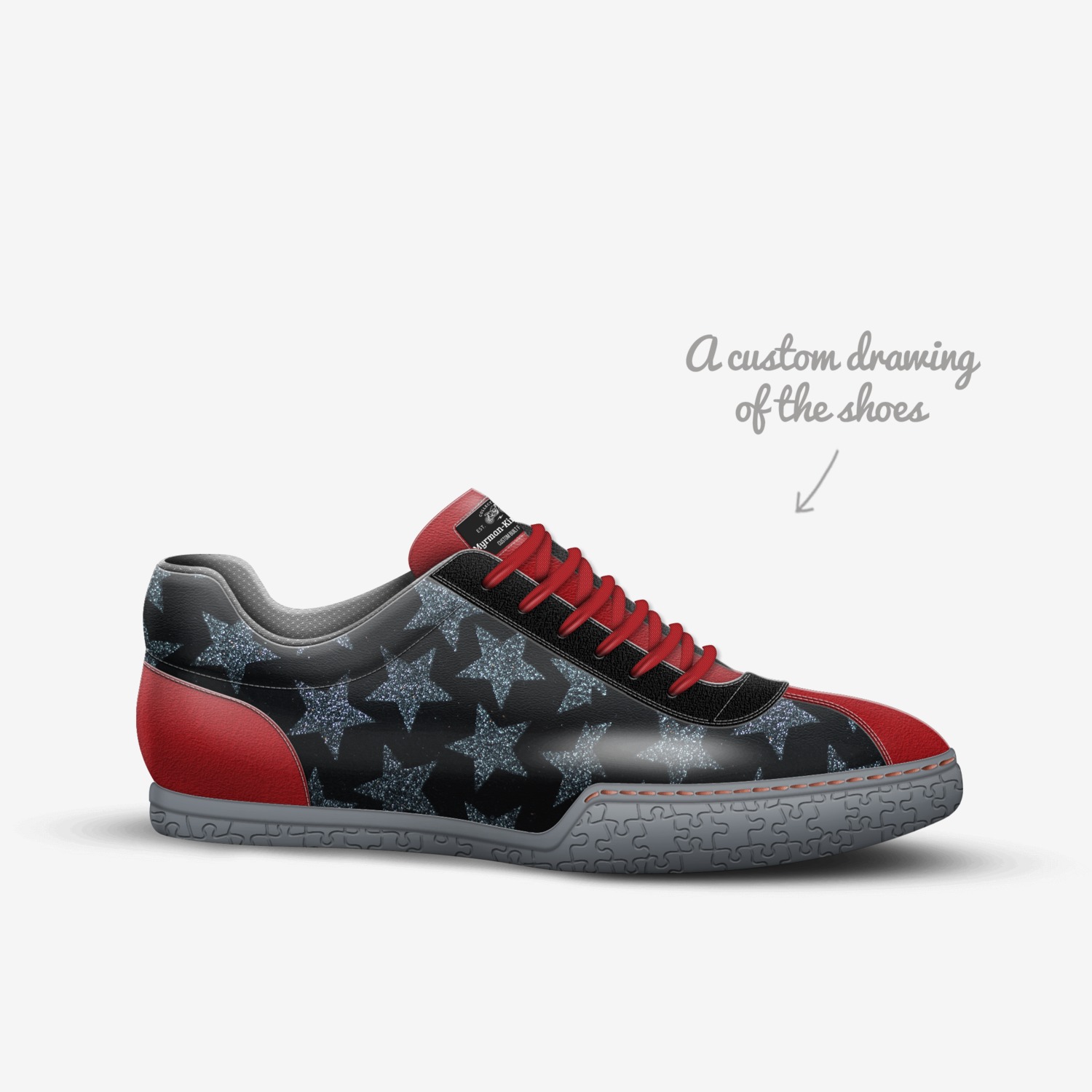 Myrman-Kinka T Kix custom made in Italy shoes by Kinka T Kix | Sketch view