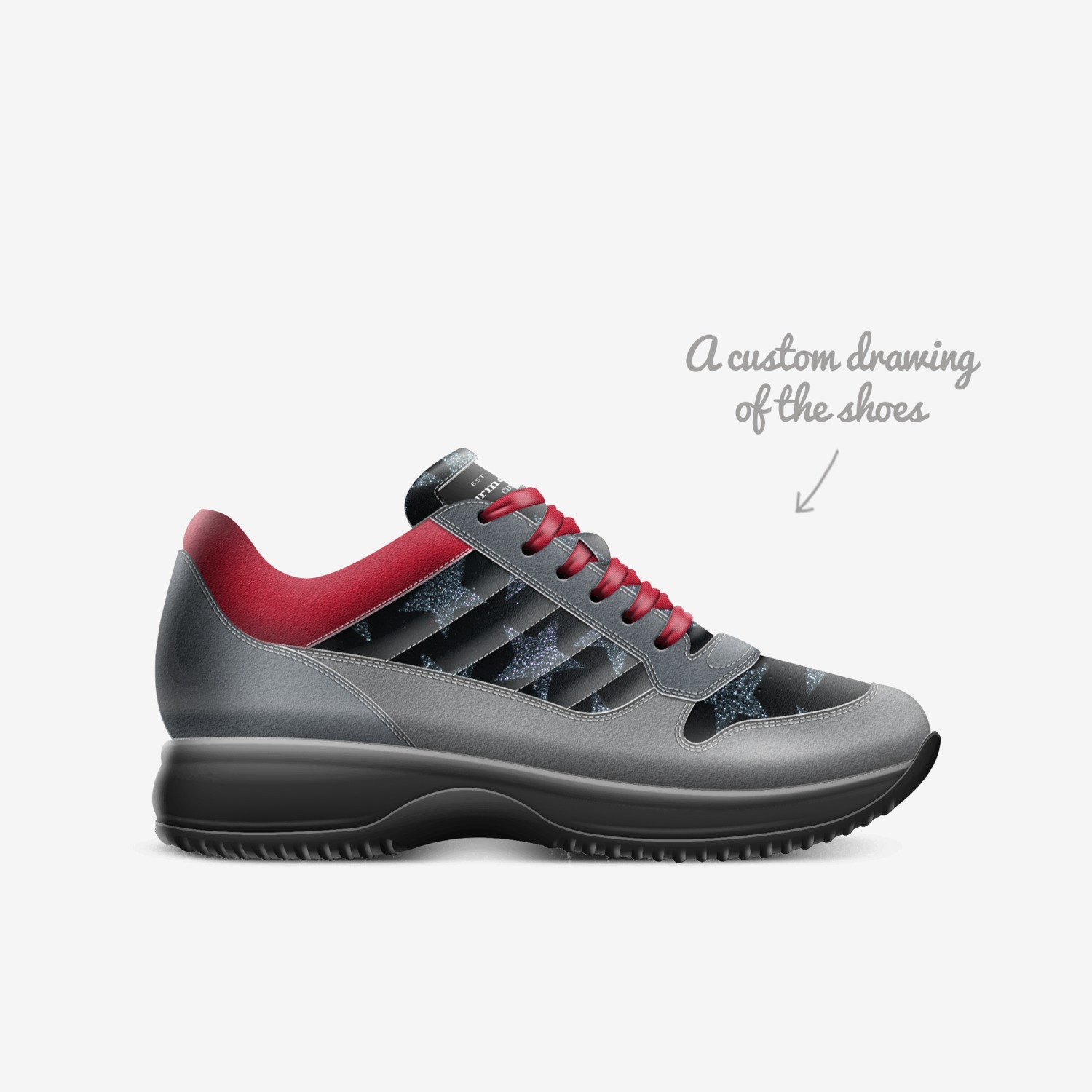 Myrman-Kinka T Kix custom made in Italy shoes by Kinka T Kix | Sketch view
