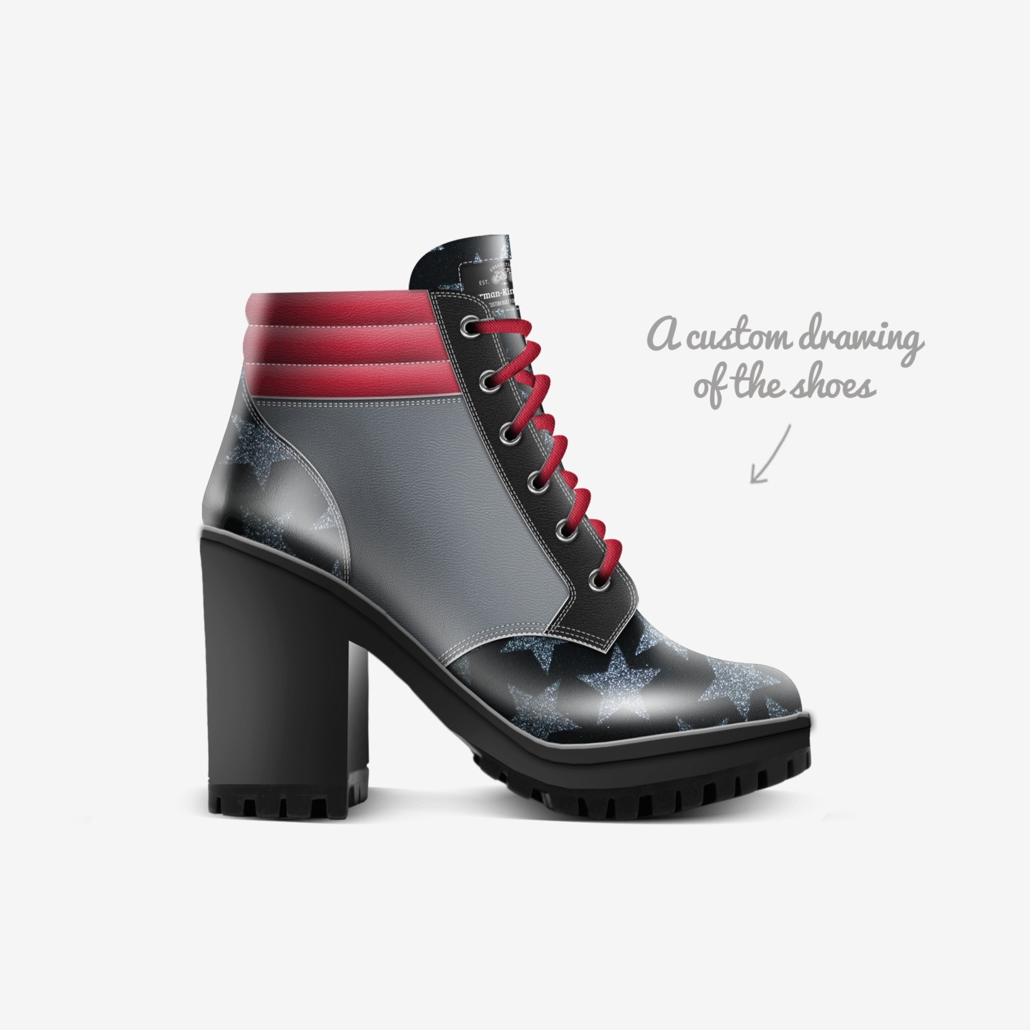 Myrman-Kinka T Kix custom made in Italy shoes by Kinka T Kix | Sketch view