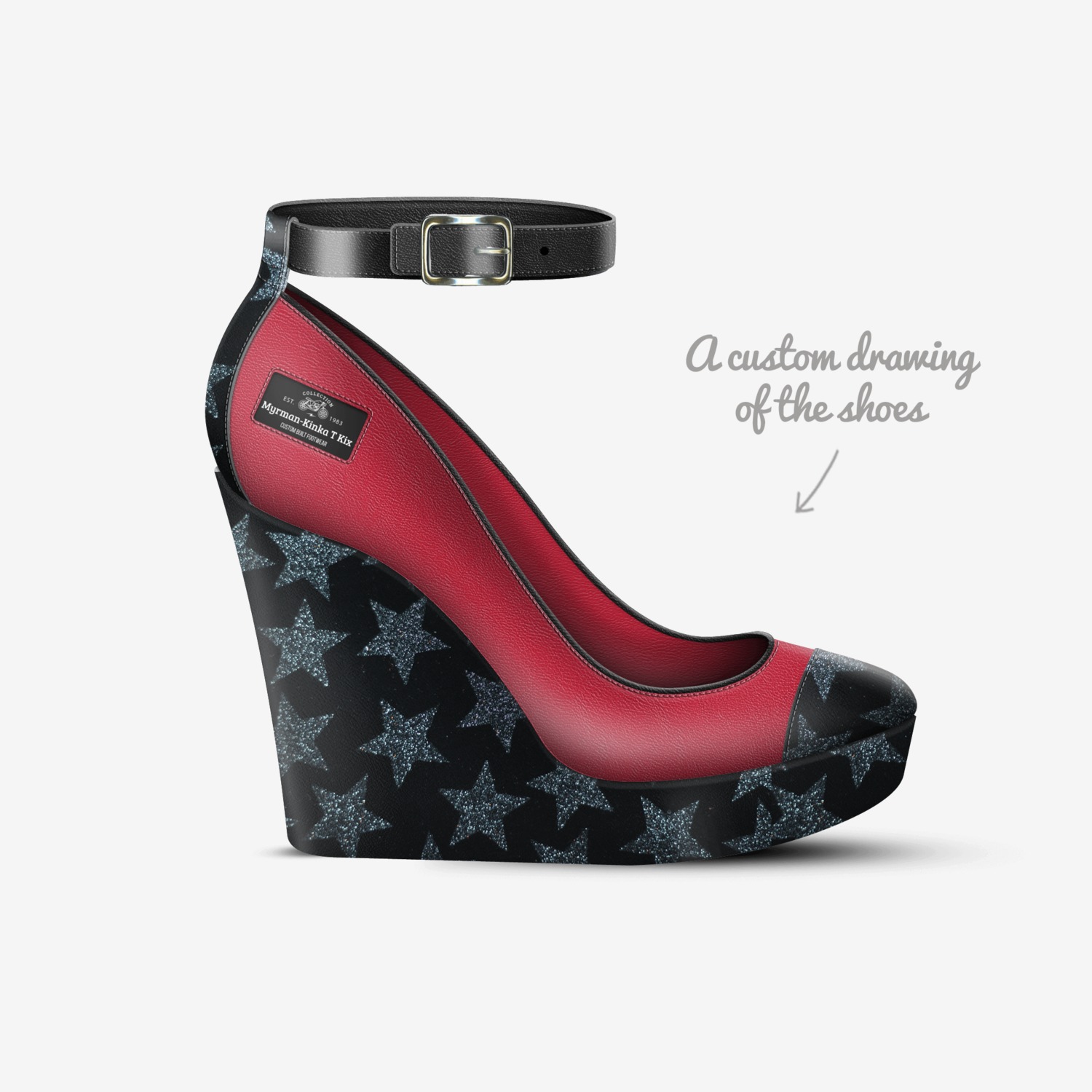 Myrman-Kinka T Kix custom made in Italy shoes by Kinka T Kix | Sketch view