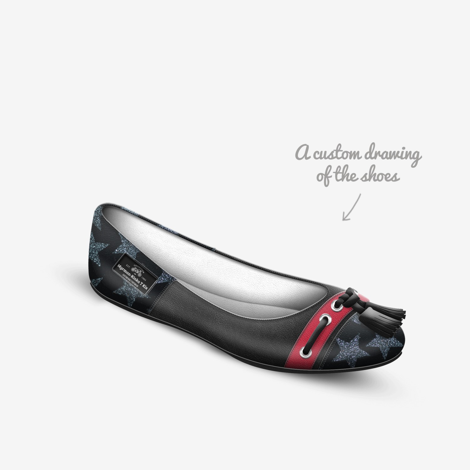 Myrman-Kinka T Kix custom made in Italy shoes by Kinka T Kix | Sketch view