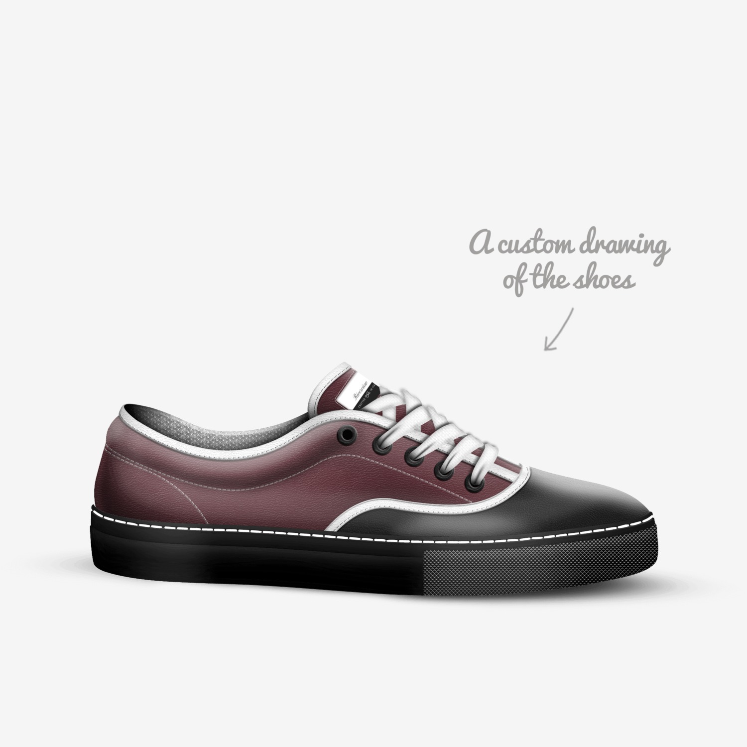 Riverview custom made in Italy shoes by Ed Robins | Sketch view