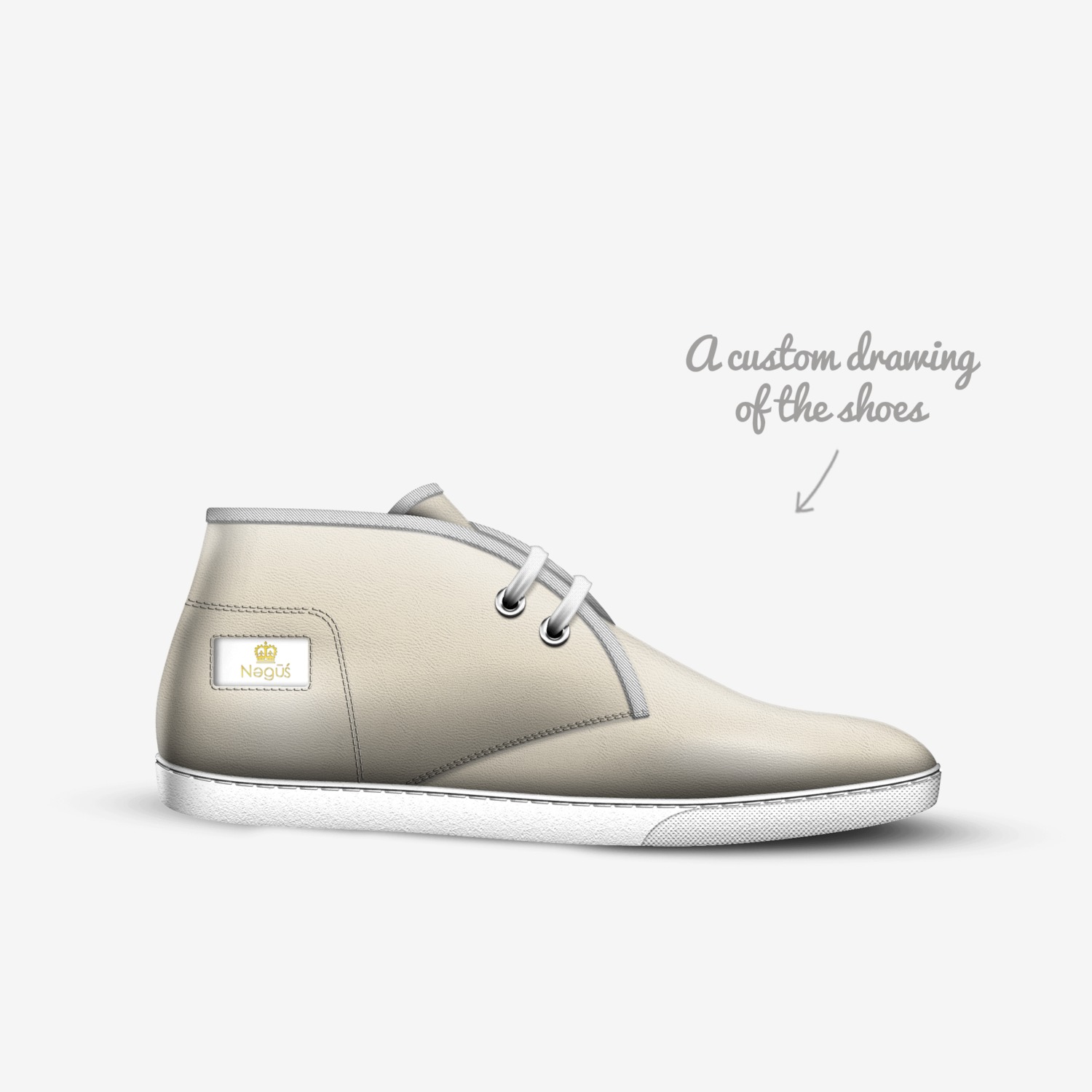 NEGUS  custom made in Italy shoes by Negus Mills | Sketch view