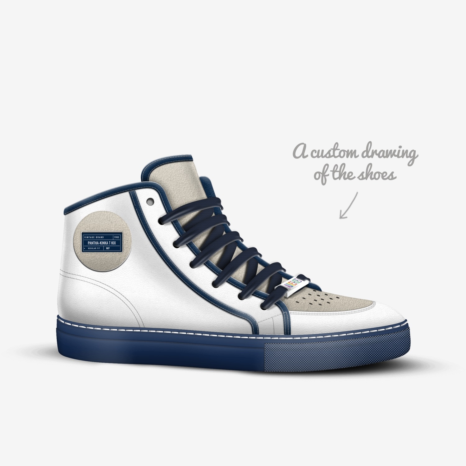 Pantha-Kinka T Kix custom made in Italy shoes by Kinka T Kix | Sketch view