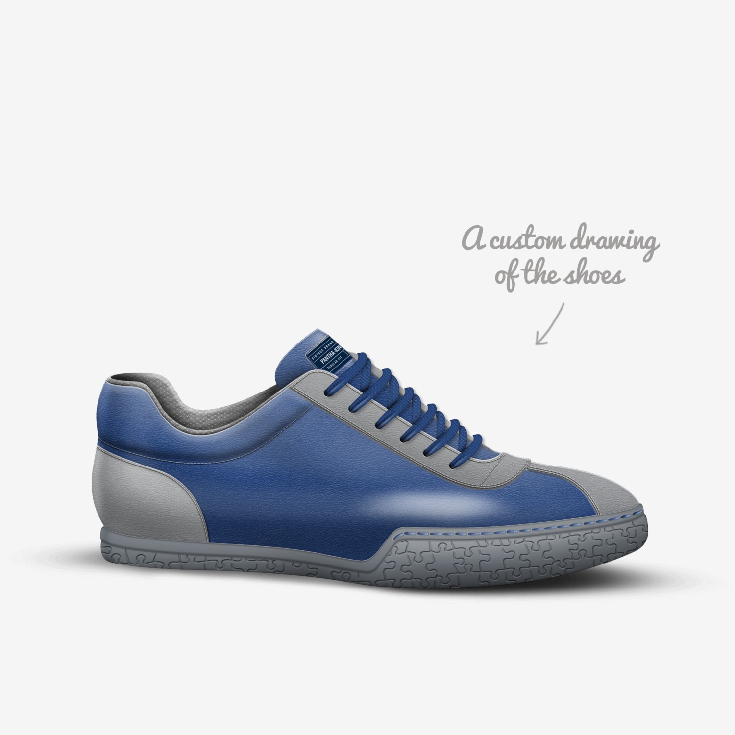 Pantha-Kinka T Kix custom made in Italy shoes by Kinka T Kix | Sketch view