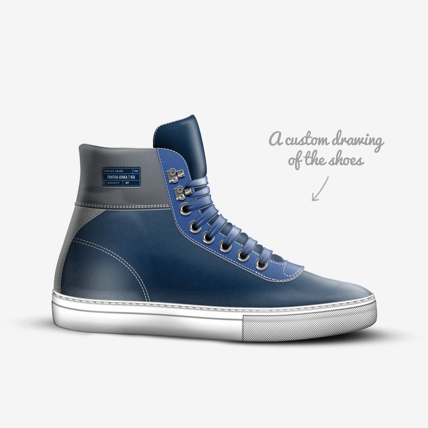 Pantha-Kinka T Kix custom made in Italy shoes by Kinka T Kix | Sketch view