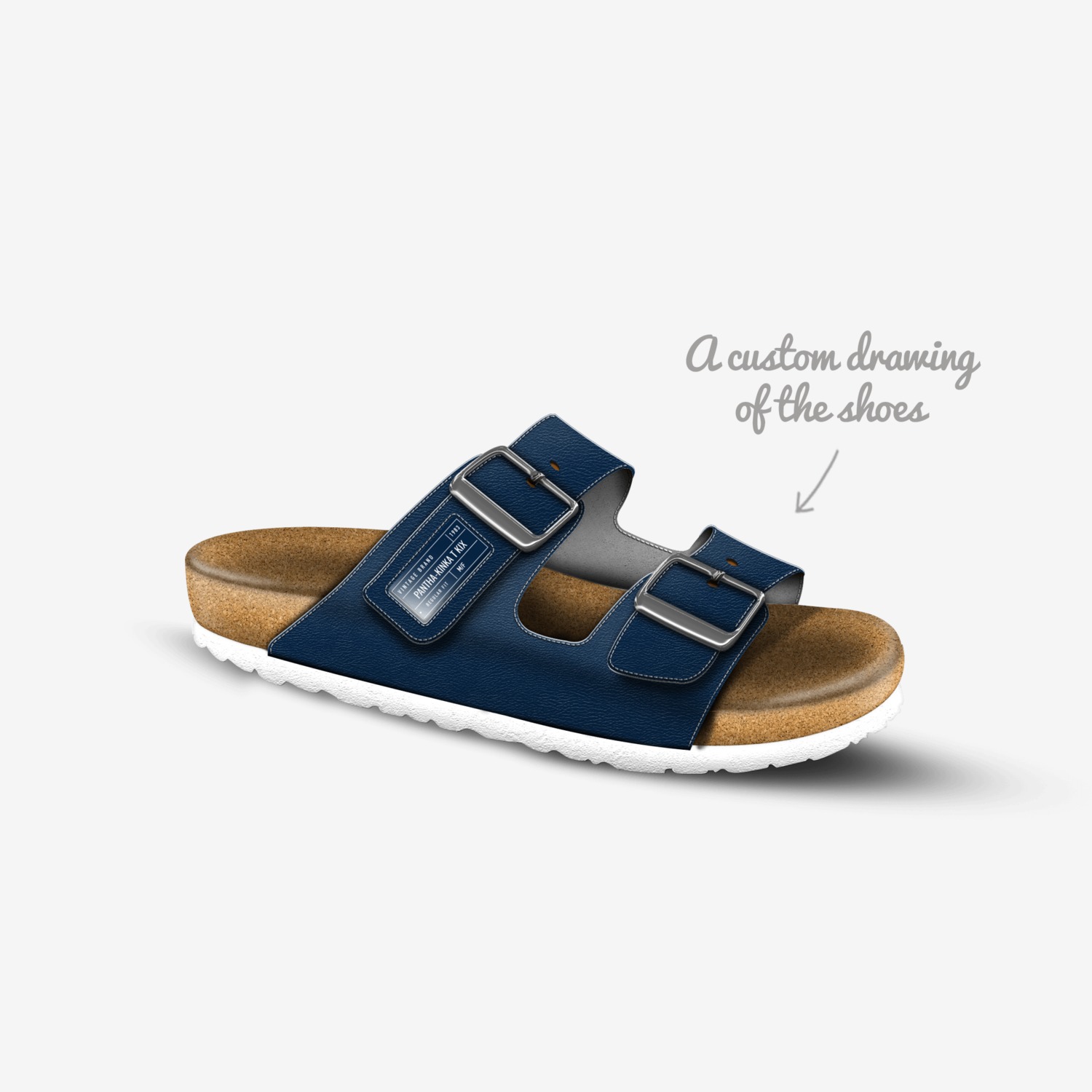 Pantha-Kinka T Kix custom made in Italy shoes by Kinka T Kix | Sketch view