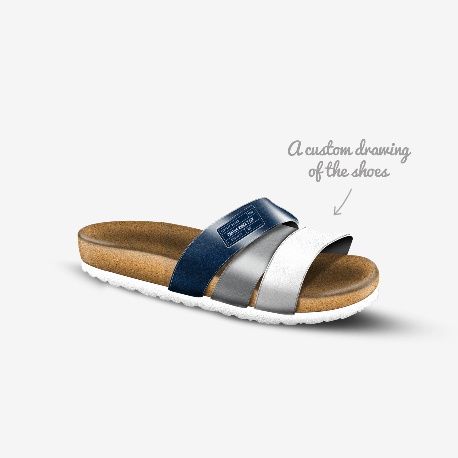 Pantha-Kinka T Kix custom made in Italy shoes by Kinka T Kix | Sketch view