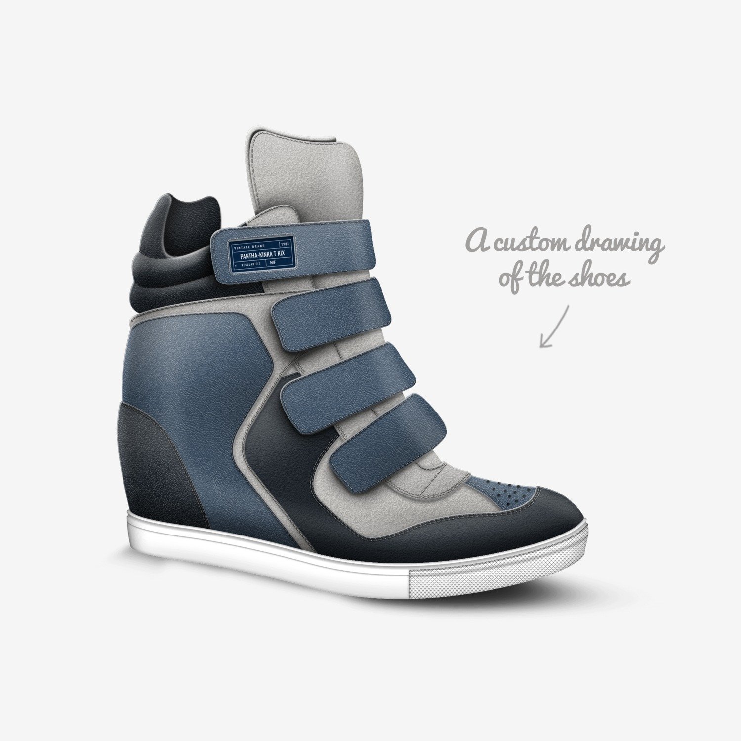 Pantha-Kinka T Kix custom made in Italy shoes by Kinka T Kix | Sketch view