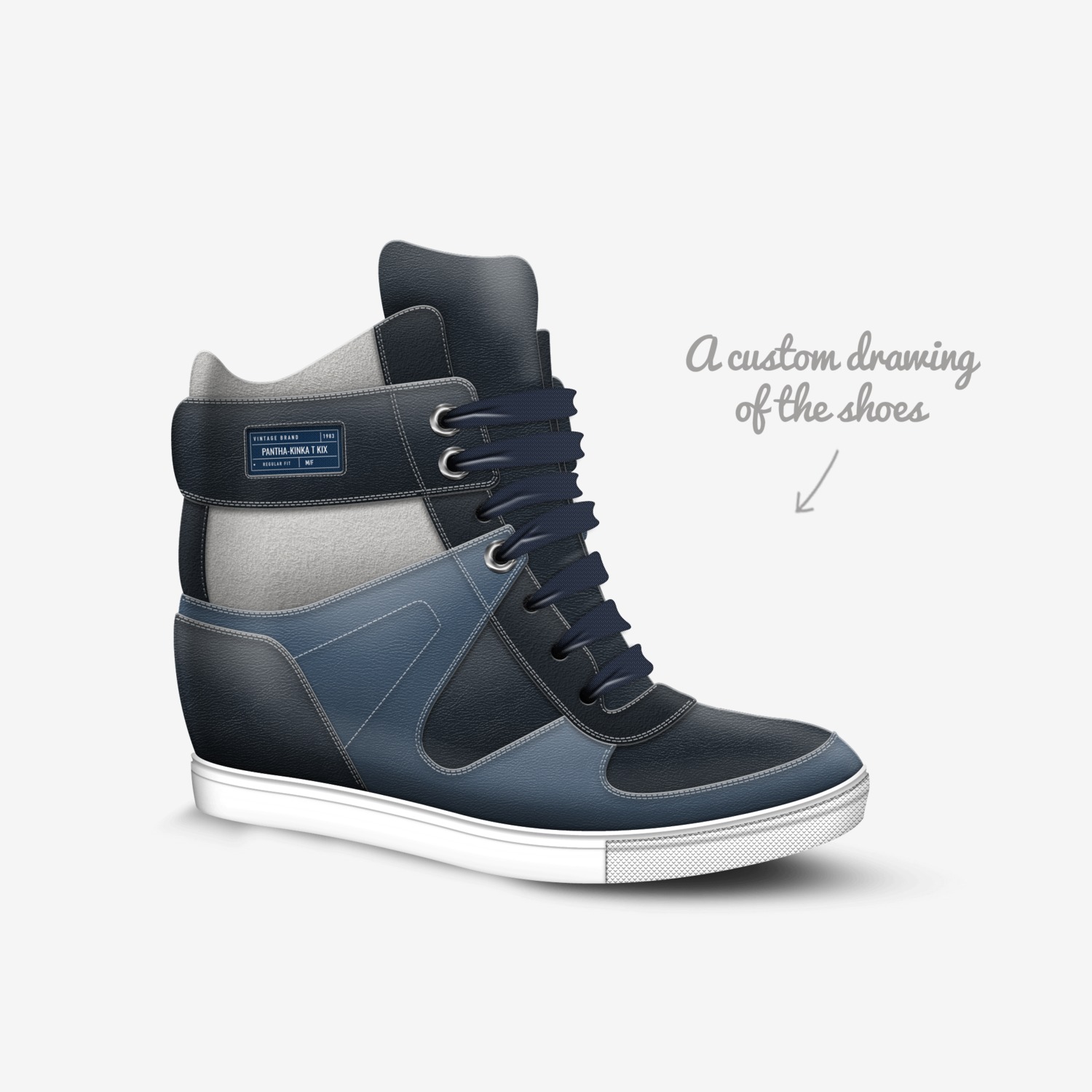 Pantha-Kinka T Kix custom made in Italy shoes by Kinka T Kix | Sketch view